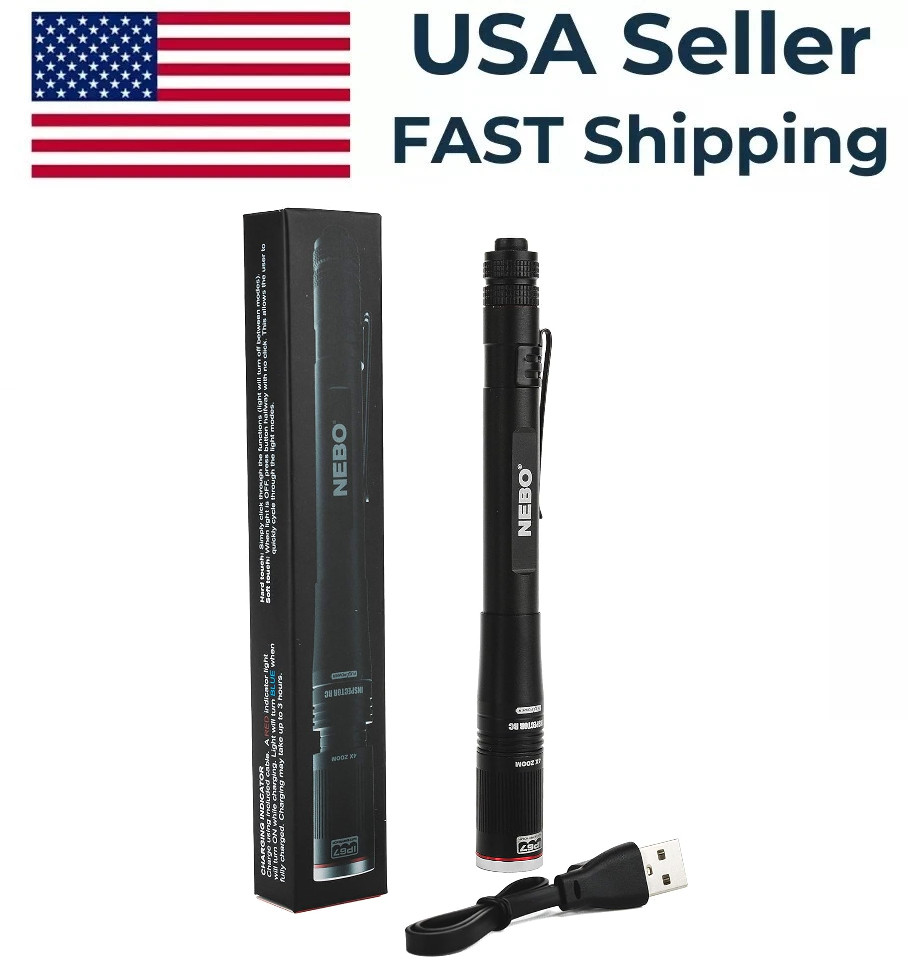 Nebo Inspector RC 6810 Penlight Rechargeable & Waterproof 3 Light Modes