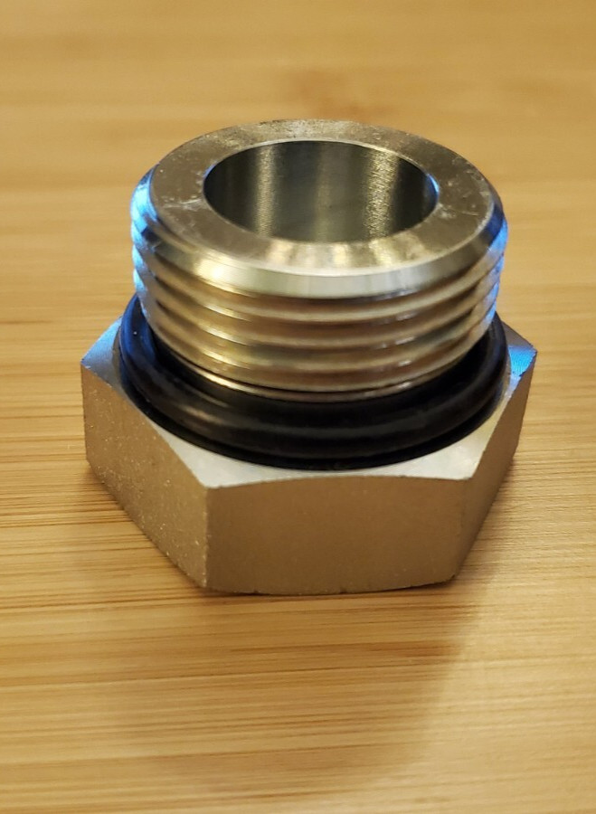6408-12 ORB Plug (3/4") 12MB Hex Plug - Hydraulic Rigid Adapter/Fitting