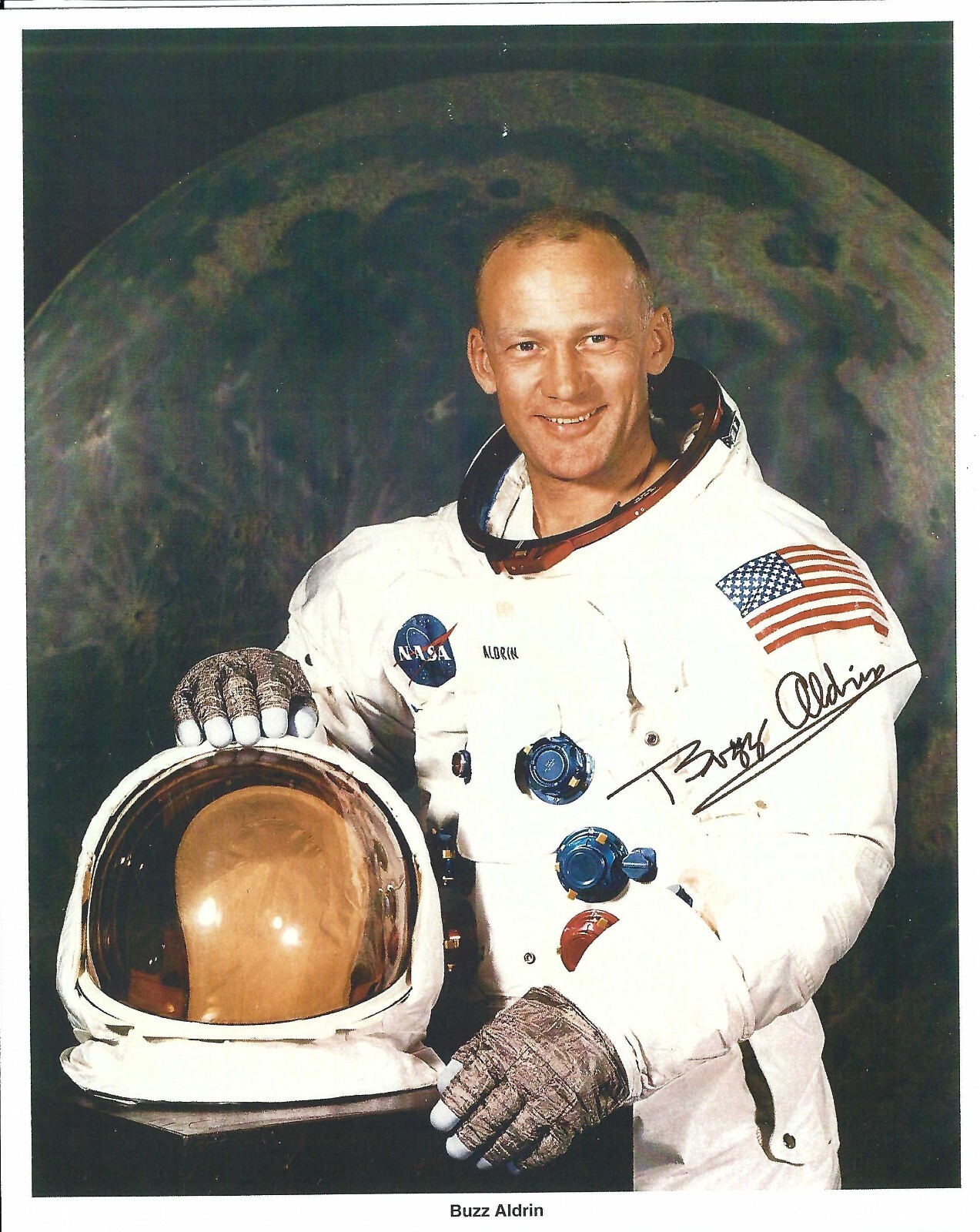 BUZZ ALDRIN 8X10 PHOTO PICTURE USA US NASA ASTRONAUT SPACE