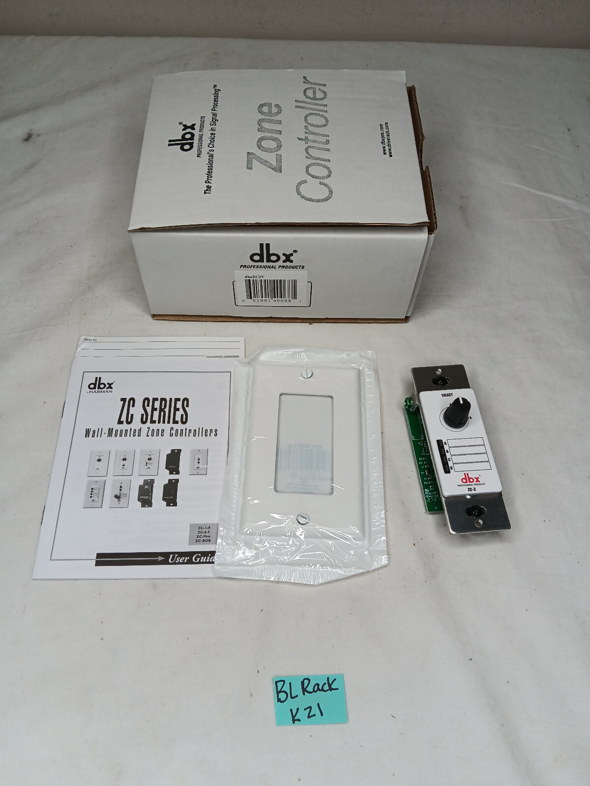 dbx ZC3 Wall Mount Zone Control DBXZC3V