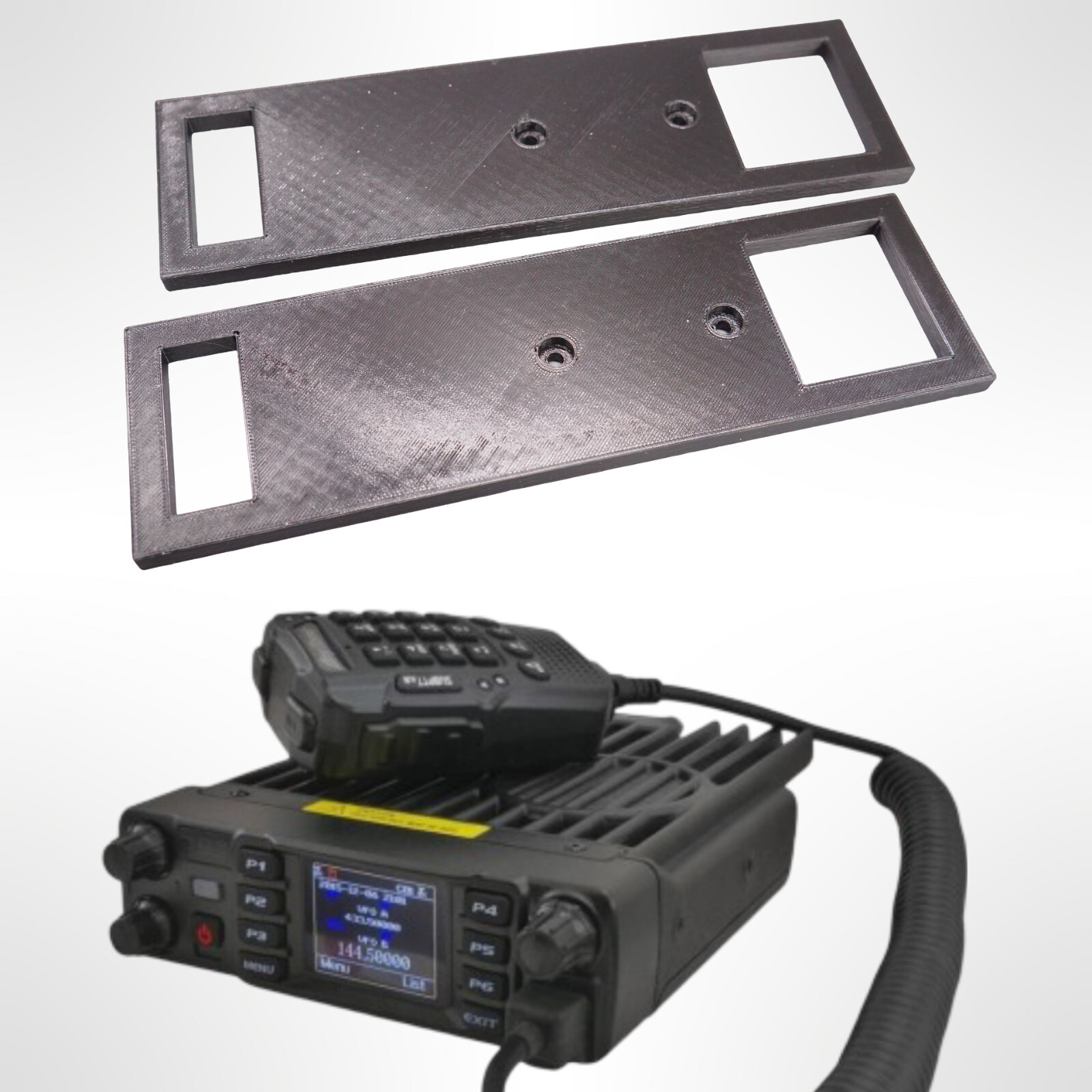 Custom Side Rail Protector Handles for Anytone D578UV Mobile Radio Transceiver