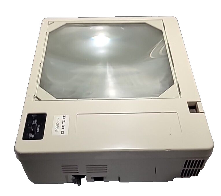 ELMO RETRO TRANSPARENCY OVERHEAD PROJECTOR MODEL HP-285S *FOR PARTS*