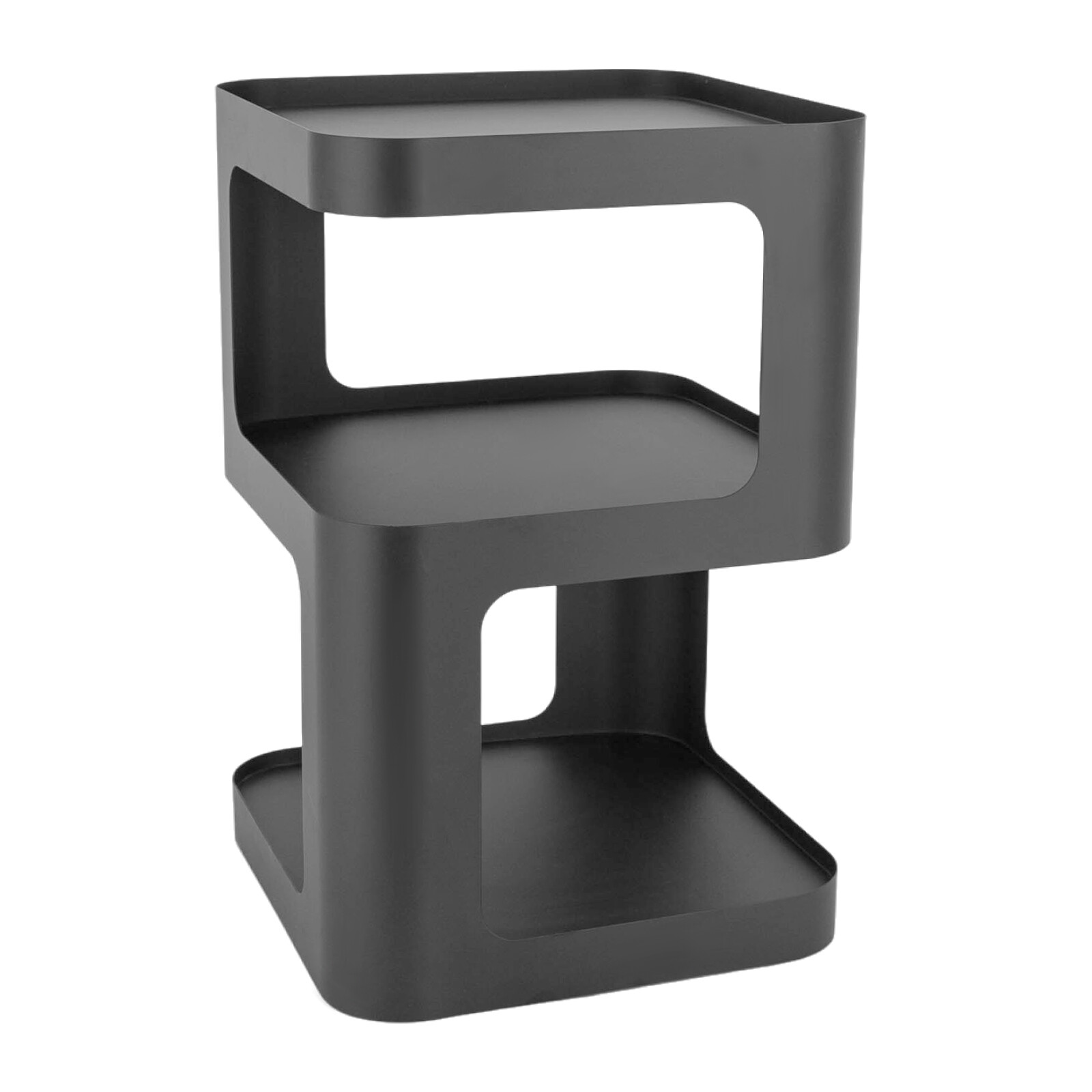 3 Tiers Coffee Table Modern Side Table Sofa Side End Table Bedside Tables Black