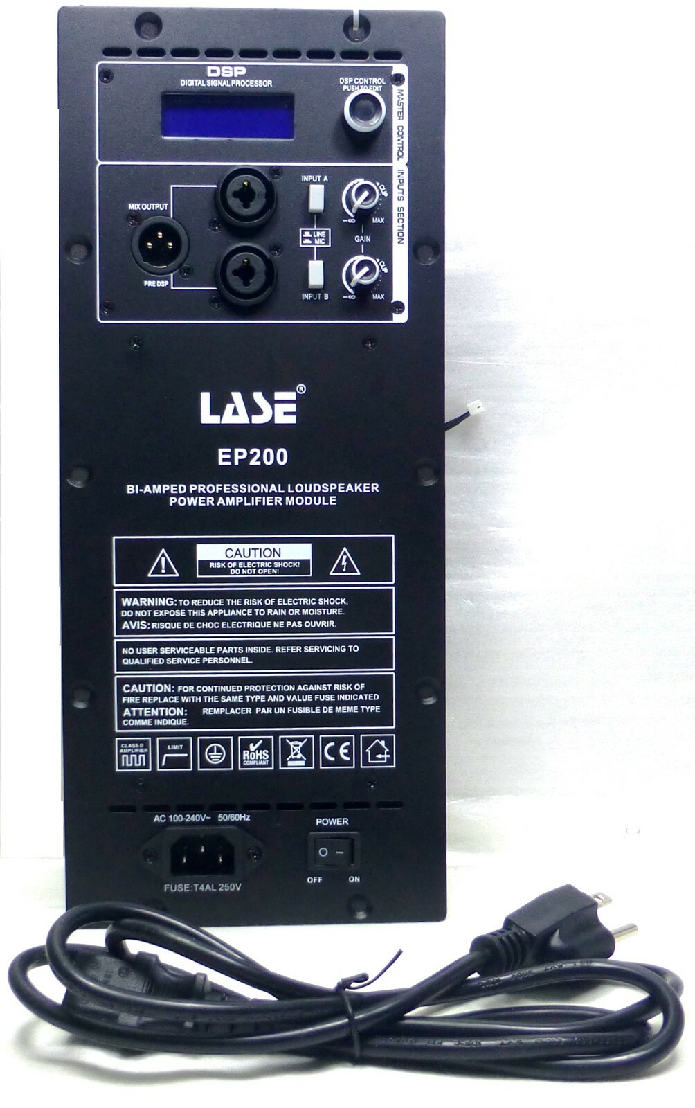 Replacement Amplifier Module EP200 w/DSP for EV 10P,12P,15P Powered Speaker
