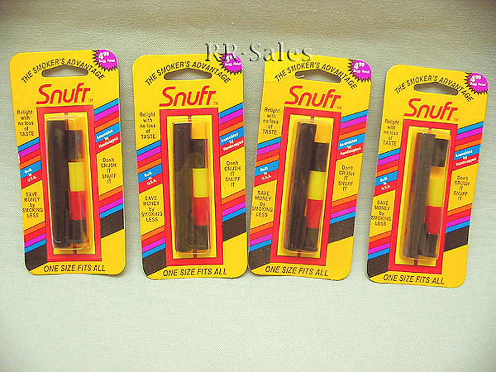 Cigarette Tobacco Snuffer 4 Snuffers Save $ Snuf & Smoke It Later Any Cigarettes