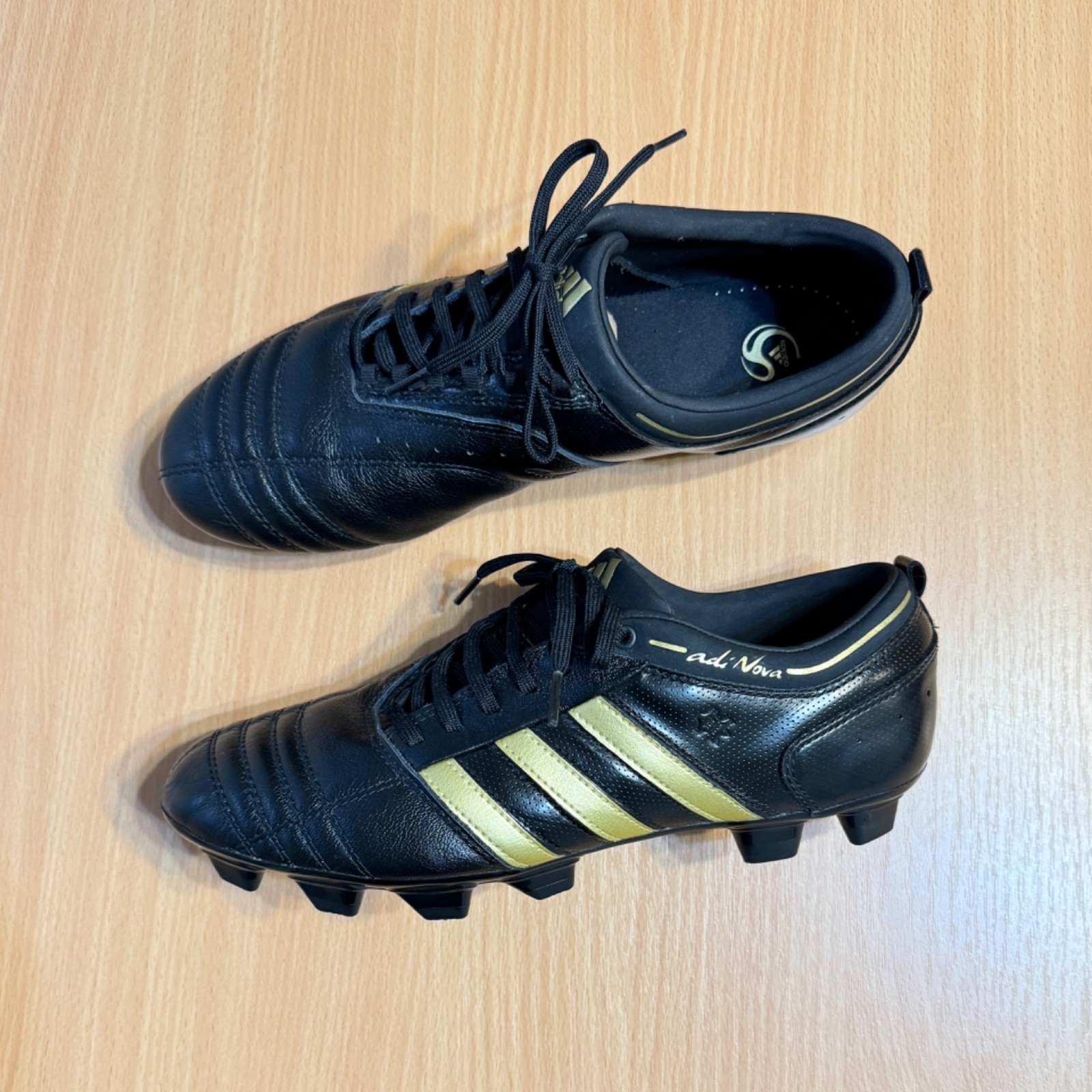 Adidas adiNova II TRX FG 2009 Leather Football Boots Soccer Cleats US 8.5 FR 42