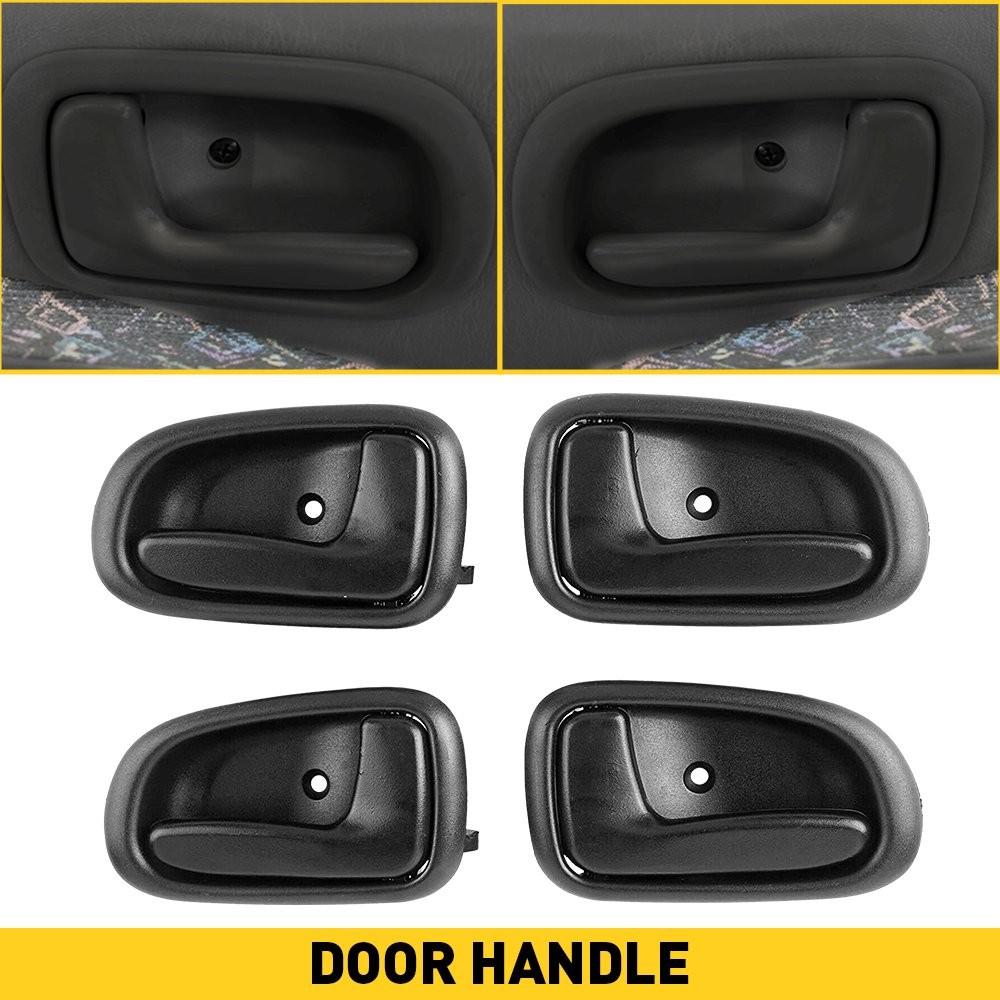Interior Door Handle For 93-97 Toyota Corolla Set of 4 Front and Rear EOA