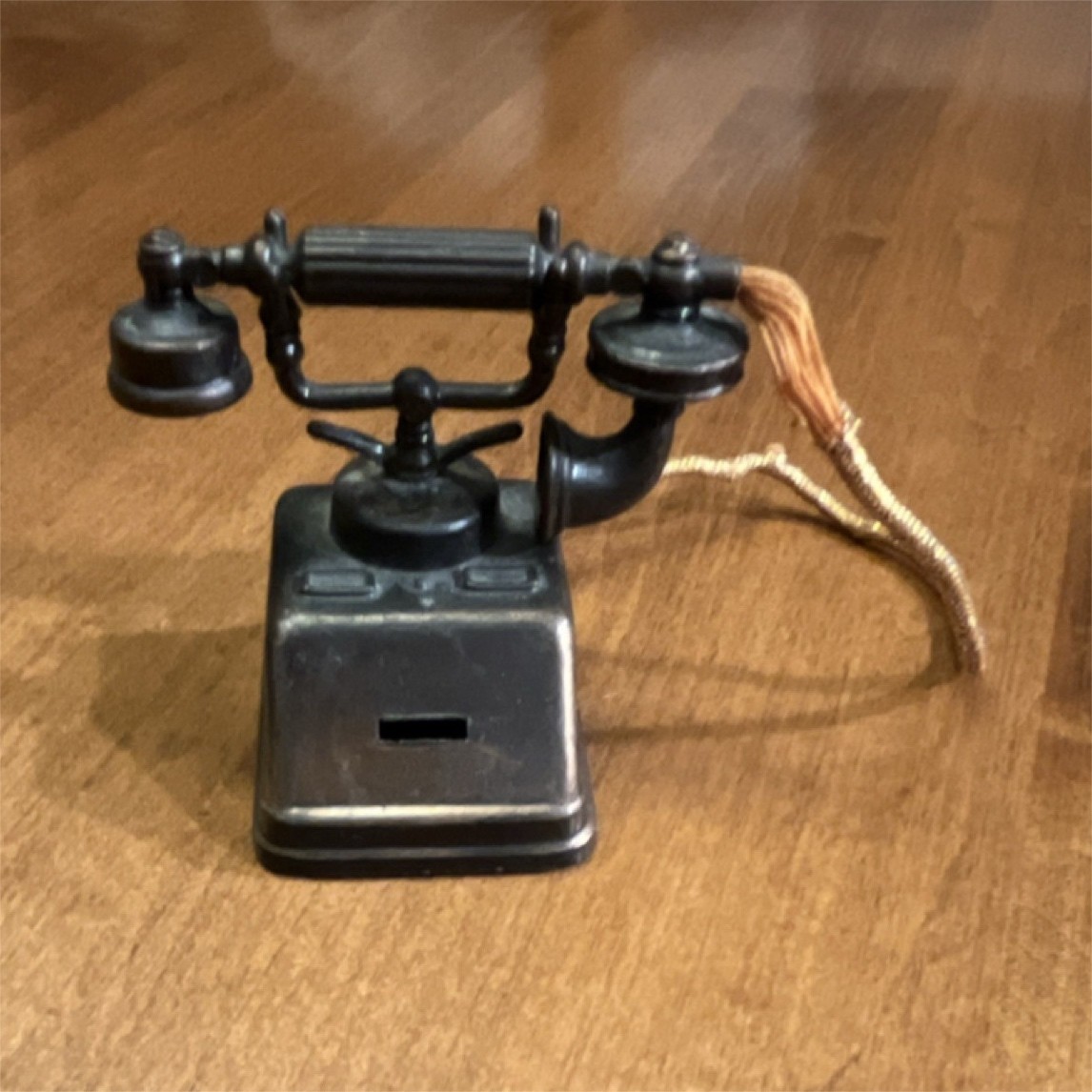 Durham Industries Vintage Steel Telephone Pencil Sharpener Black