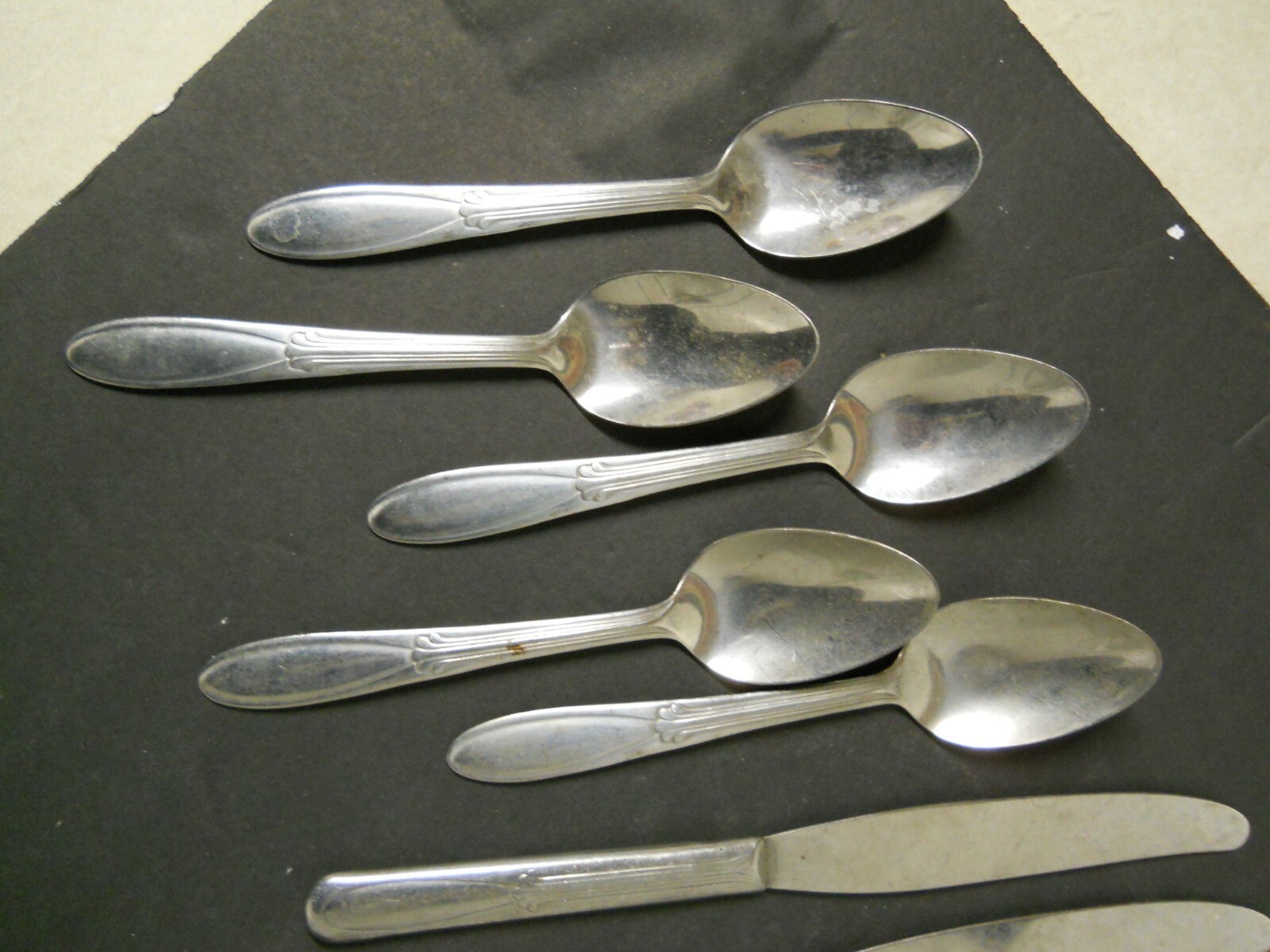 Stainless Steel U S A Flatware Replacements 13 Pc Set Plume