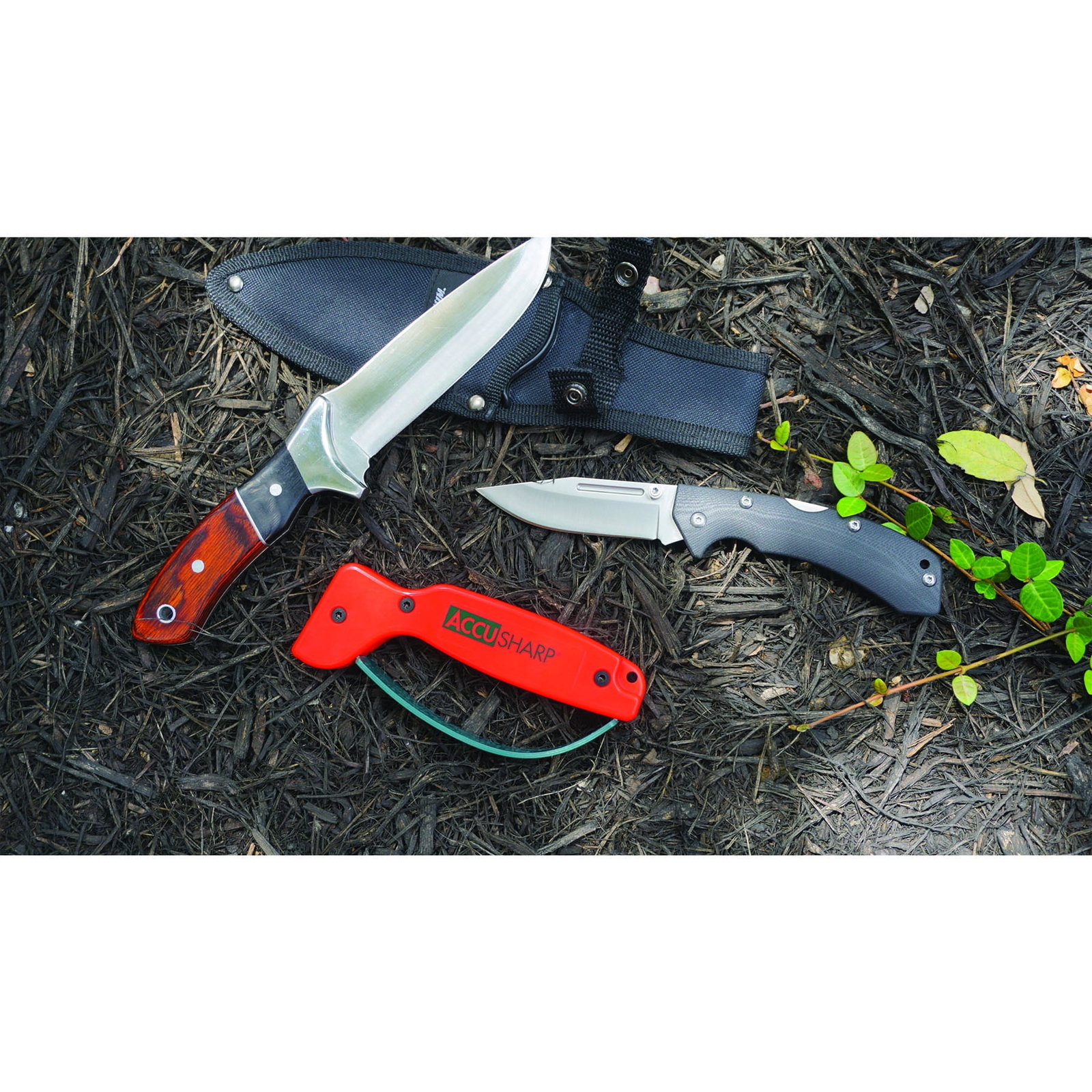 ACCUSHARP KNIFE SHRPNR ORANGE,Double-Sided