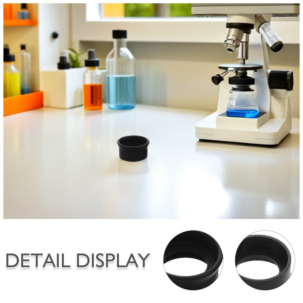 3 Pcs Binocular Rubber Eyepiece Eyecups for Microscopes Cover Replacement