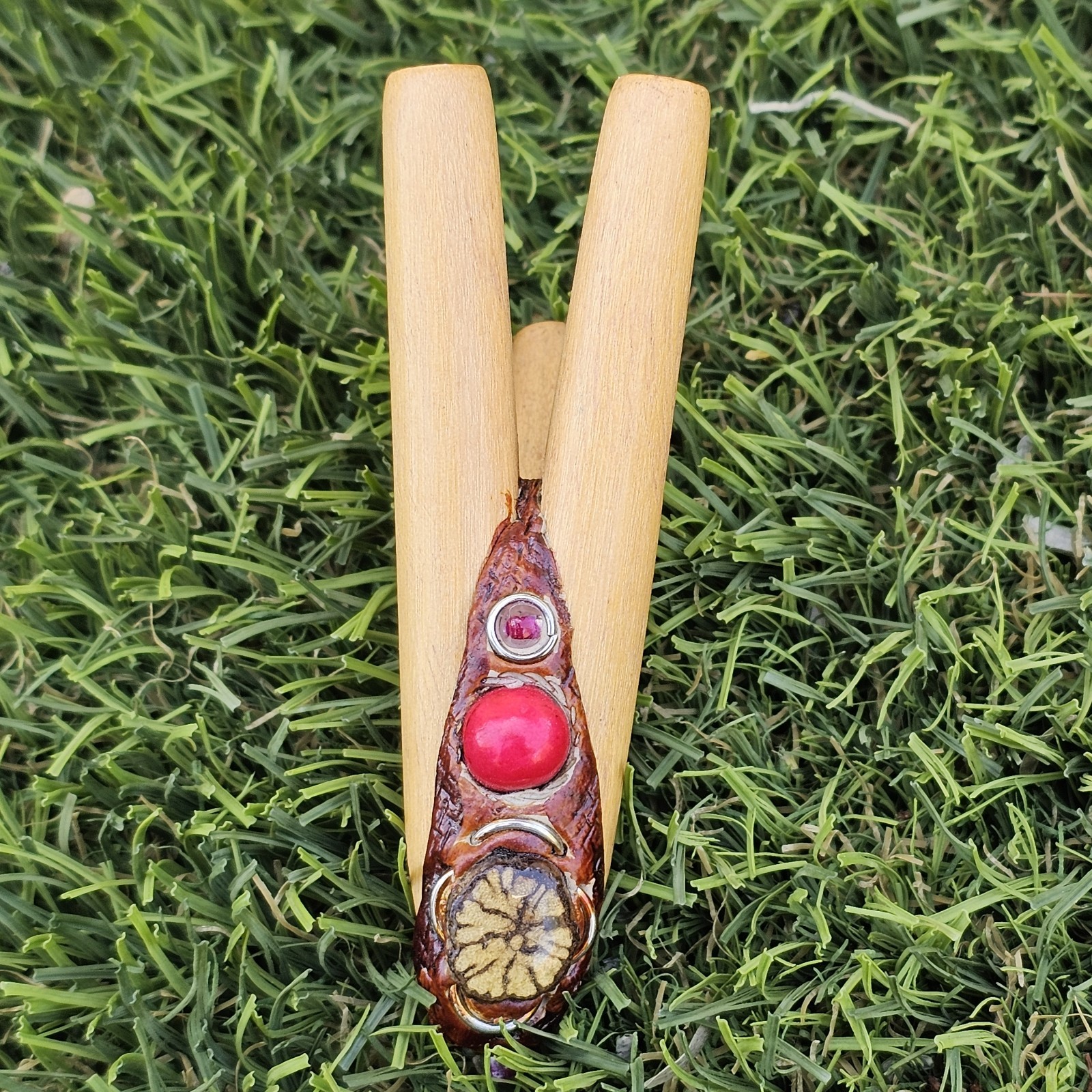 Kuripe Carved Artisan Handmade Self Applicator Kambo