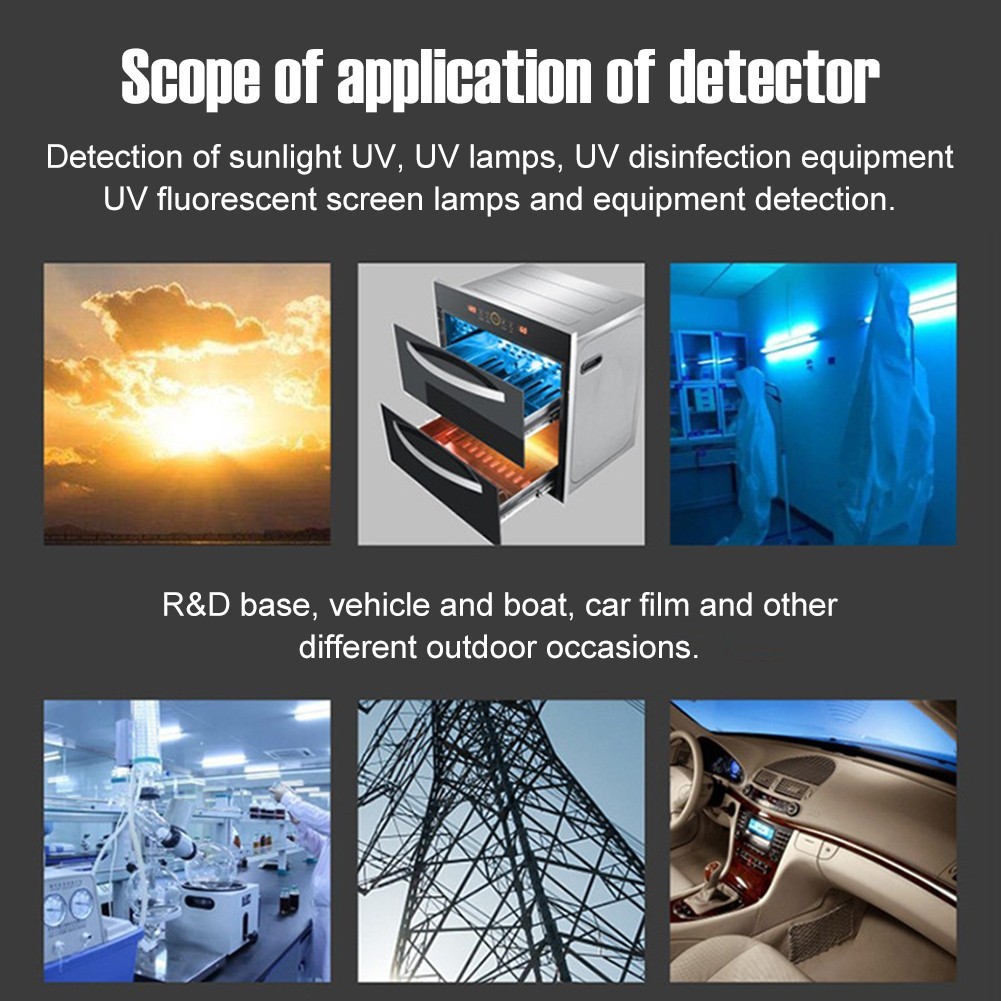 Sunlight Ultraviolet Radiation Detector LCD Digital Display UVI Meter Radiometer