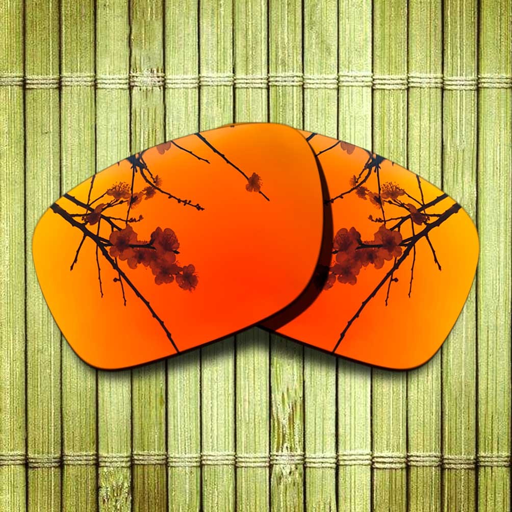 Black&Orange Red Replacement Lens for-Oakley Wheel House Polarized
