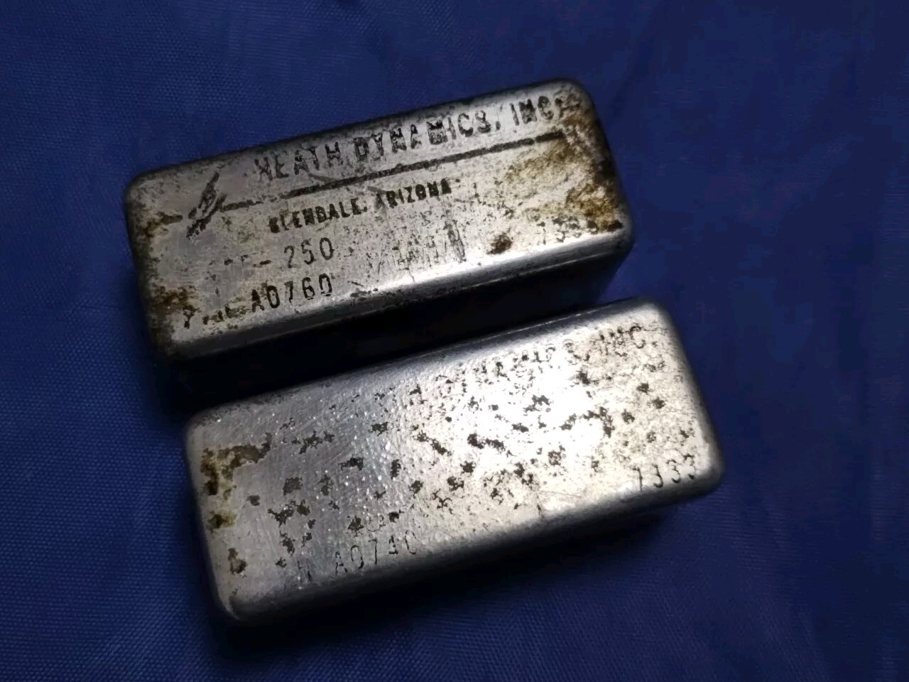 Heathkit Radio Filters Pair With Hard To Read Numbers