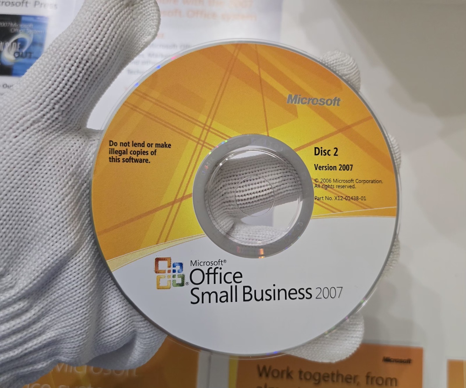 Microsoft Office Small Business Software 2007 With Product Key 2 Discs Manual
