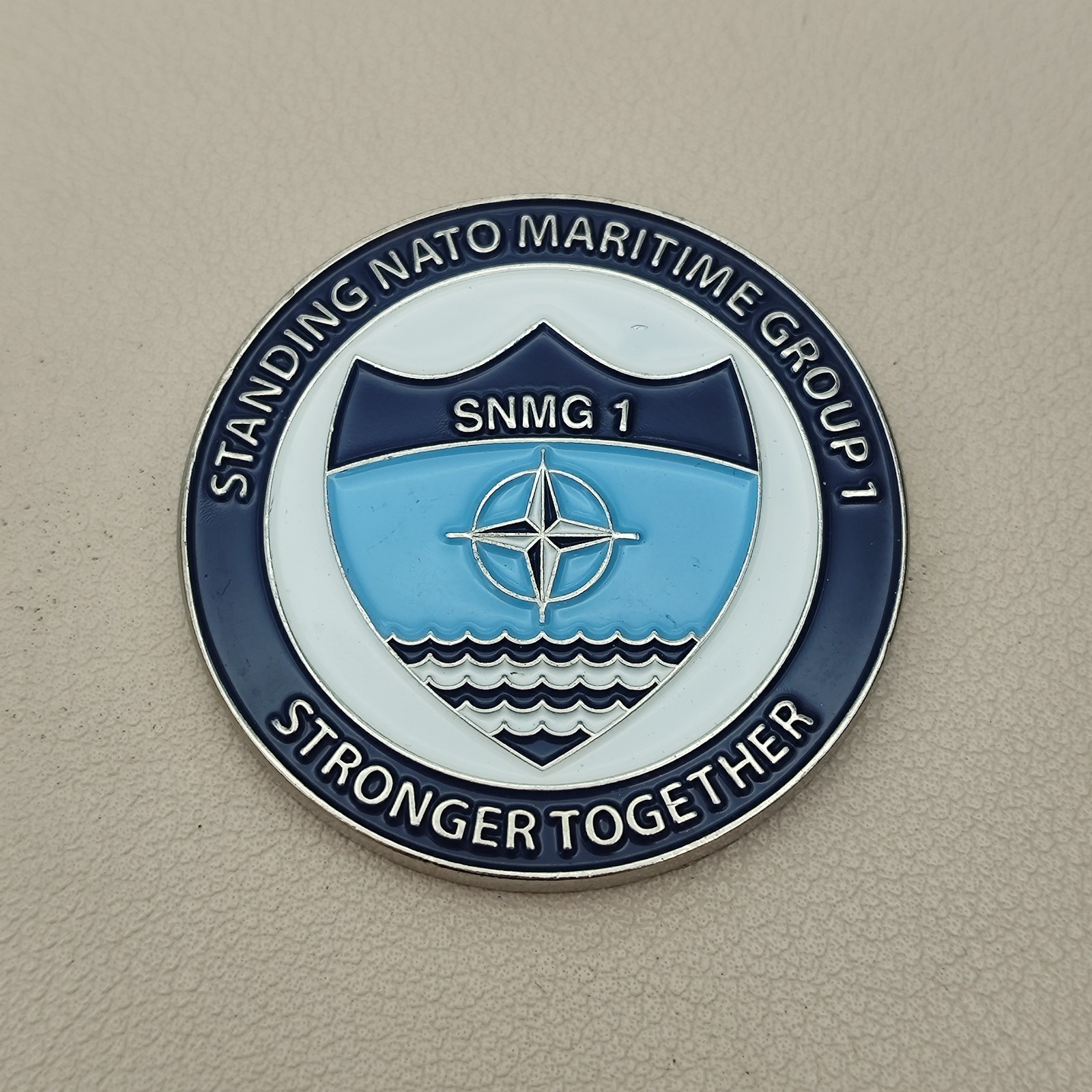 Standing Nato Maritime Group 1 Challenge Coin