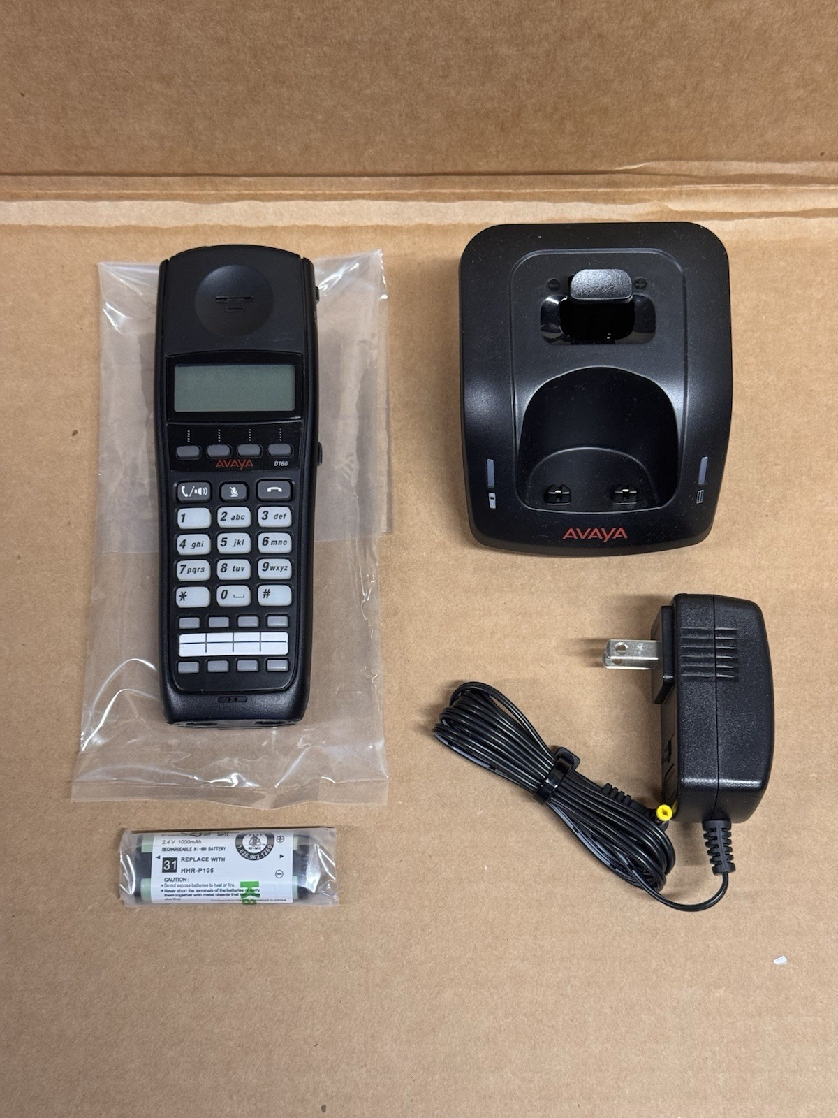 Avaya D160 DECT Wireless Cordless Handset Telephone & Charging Cradle 700503100