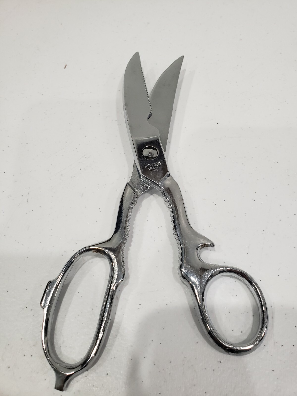 Vintage Rowoco Inox Italy  Poultry Kitchen Scissors Shears