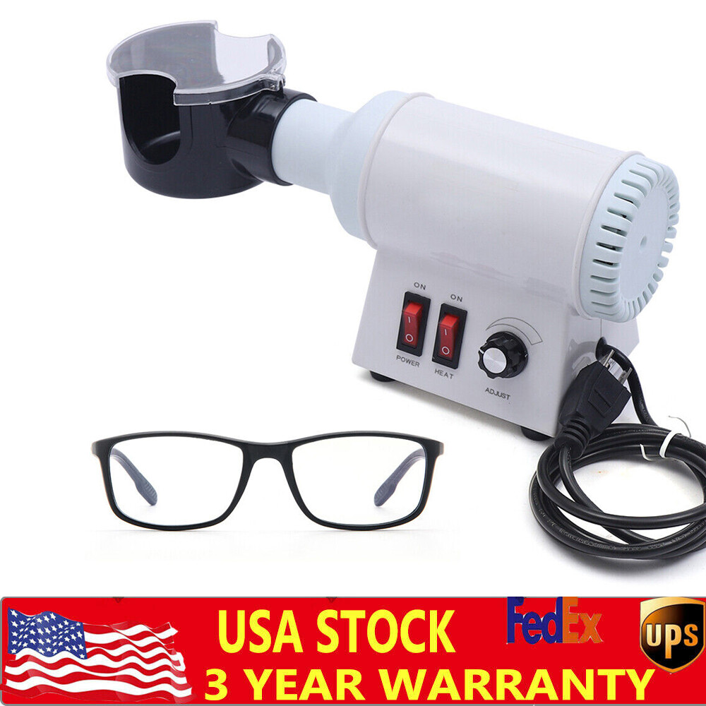 Hot Air Optical Eyeglasses Frame Warmer Frame Heater Temperature Adjustable 110V