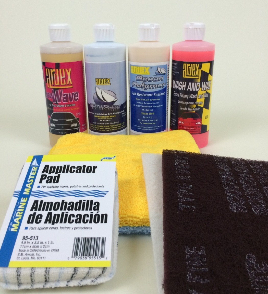 Gelcoat Restorer Ardex DIY Detailing Kit 16 oz For Smaller Boats, RVs