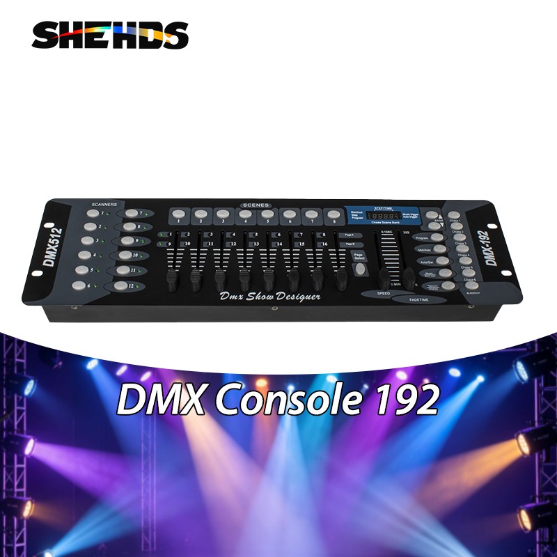 192 Channels Console DMX512 Console Controller Operator For Stage Light Party DJ
