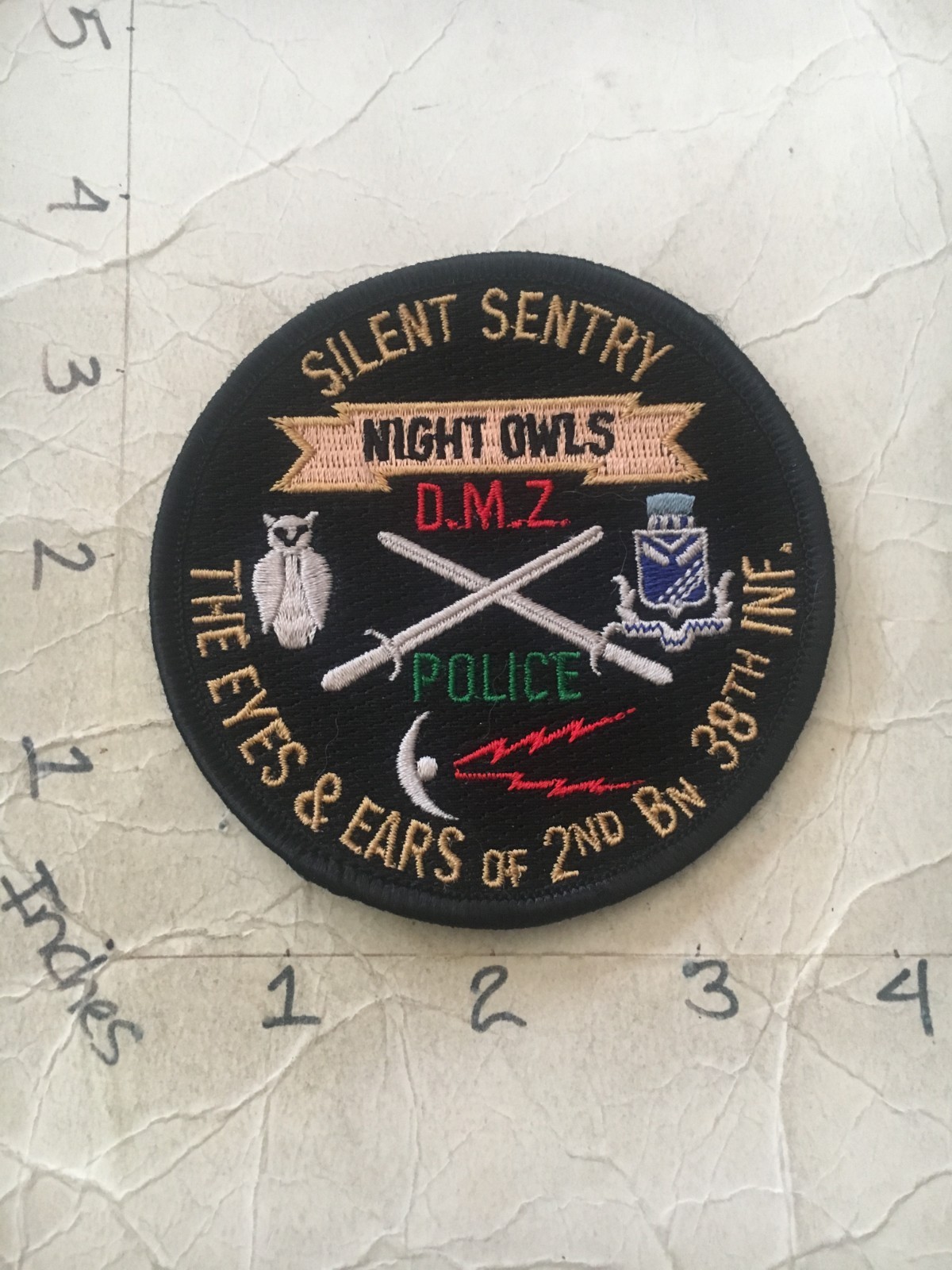 US Army 2nd Battalion 38th Infantry Night Owls Patch 7/22/25