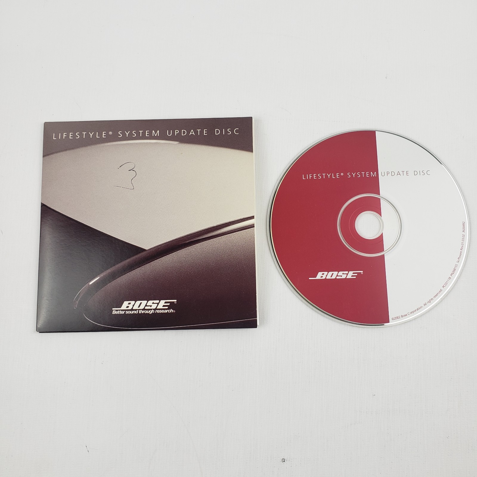 Bose Lifestyle DVD System Update Disc 2002 Rev 1-3-02 - See Photos For Firmware