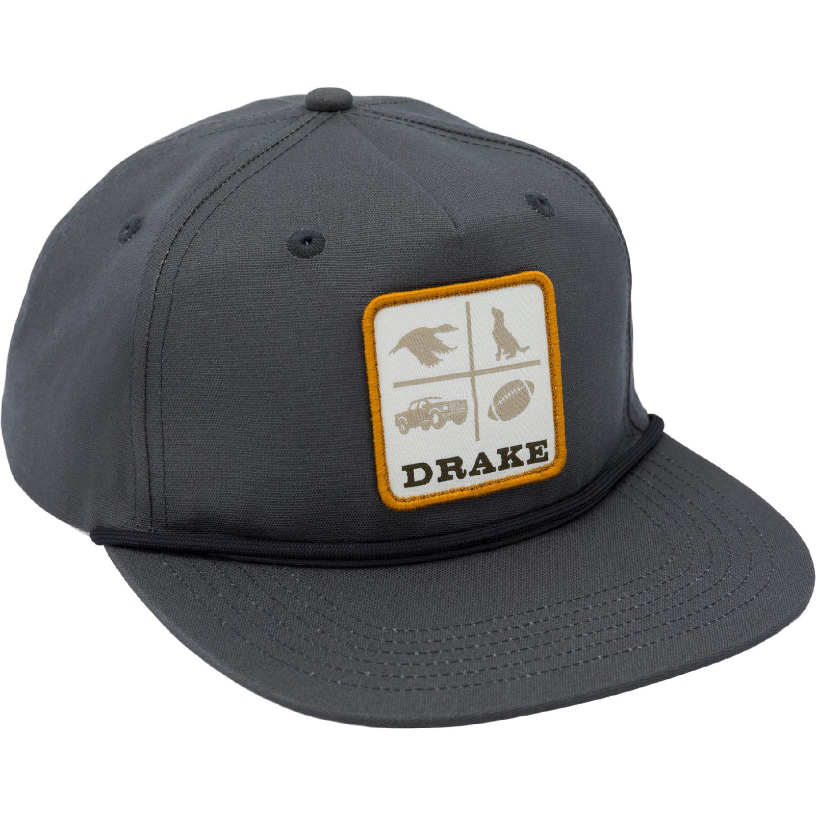 Drake Waterfowl X Lost Co. Men's Goat Rope Hat with Low Profile, OSFM, Colors