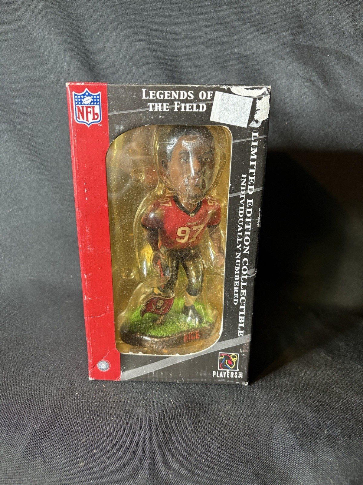 SIMEON RICE Tampa Bay Buccaneers Bobble Head 2003 Legends of Field Editon New