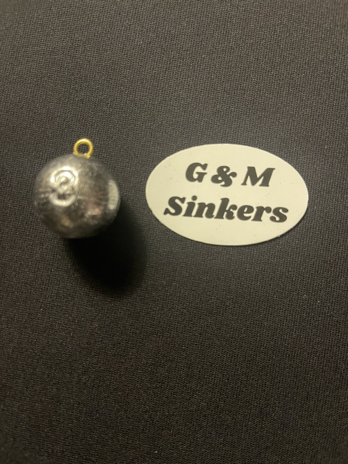 60 3 oz Cannonball Sinkers Fishing Weights.  Top Grade Lead.  Made In The USA