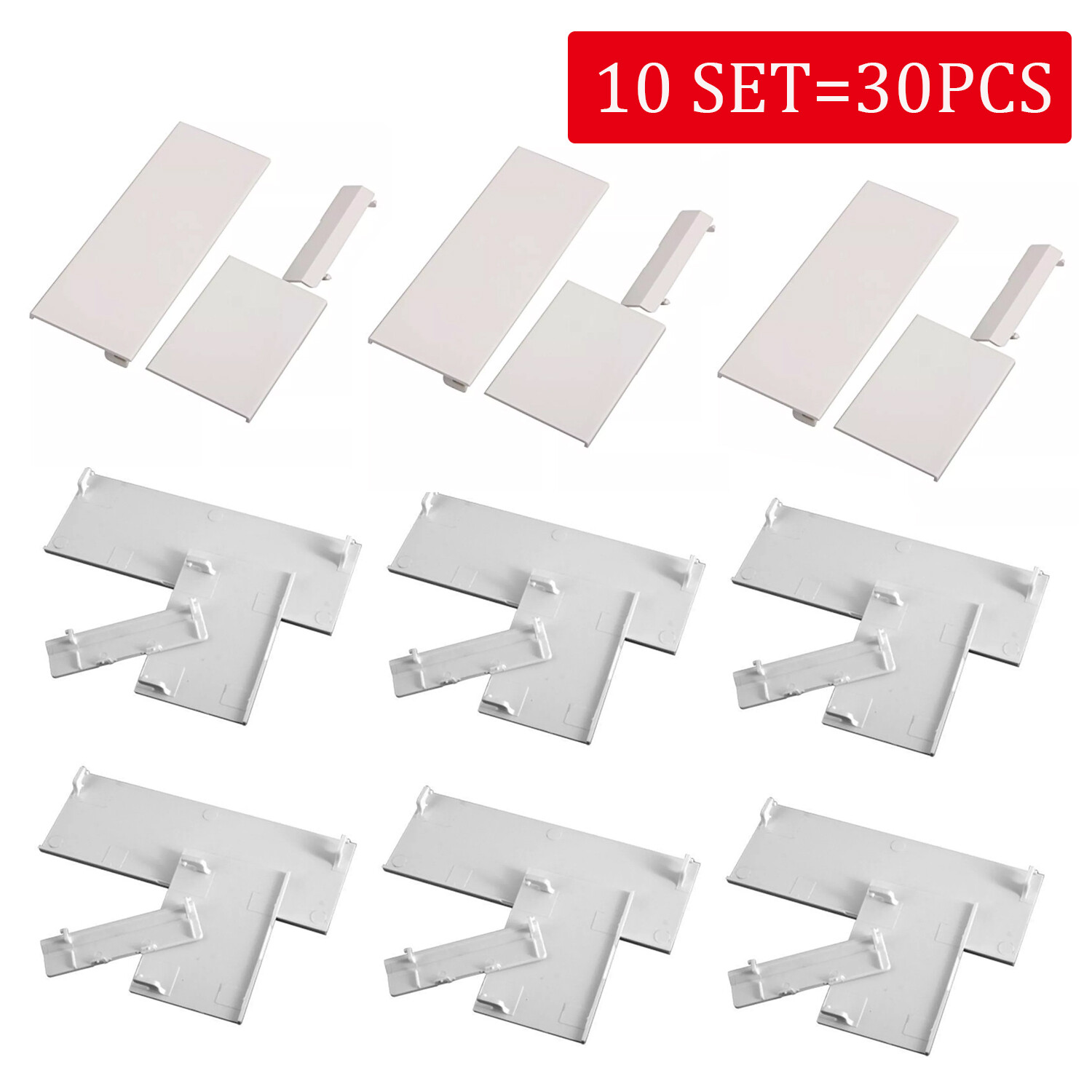 30PC Replacement Memory Card Door Slot Cover Lids for Nintendo Wii Game Console