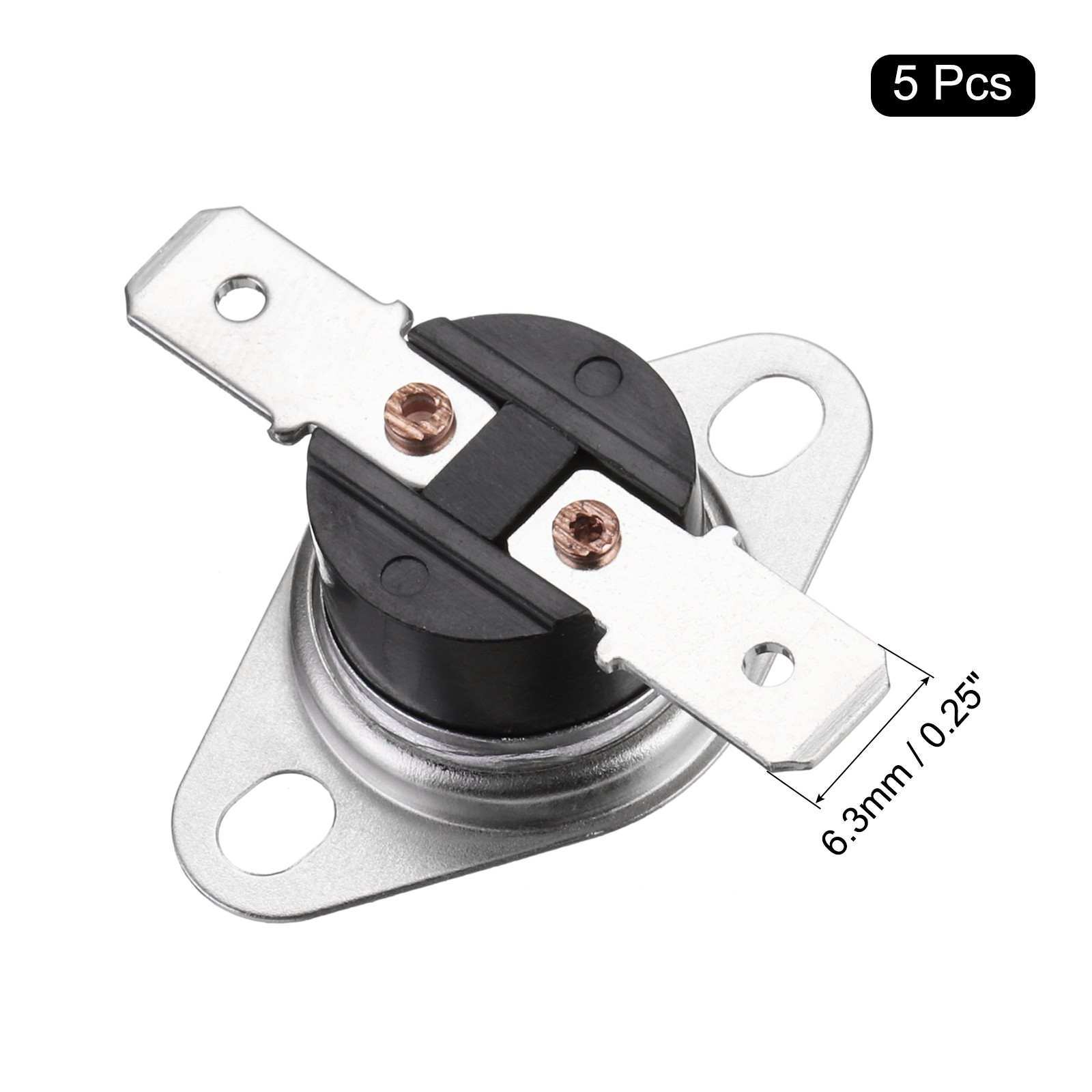 Temperature Control Switch , Thermostat , KSD301 5°C , 10A , N.O 5pcs