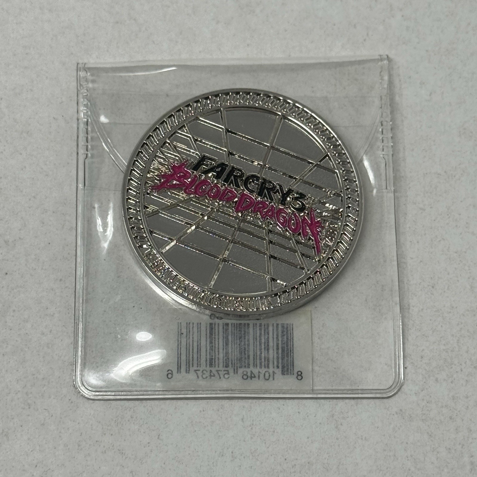 METAL STEEL COIN BADGE FAR CRY BLOOD DRAGON LIMITED RUN GAMES BRAND NEW