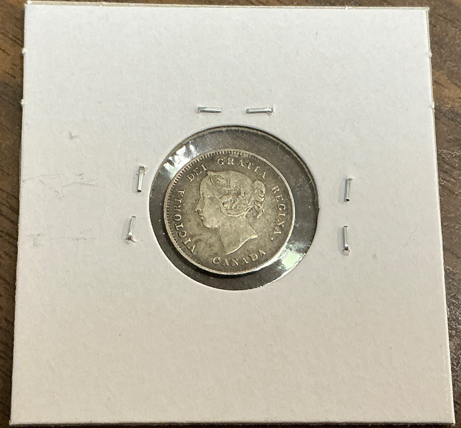 1888 Canada 5 Cent Silver, .925 Silver - VF.