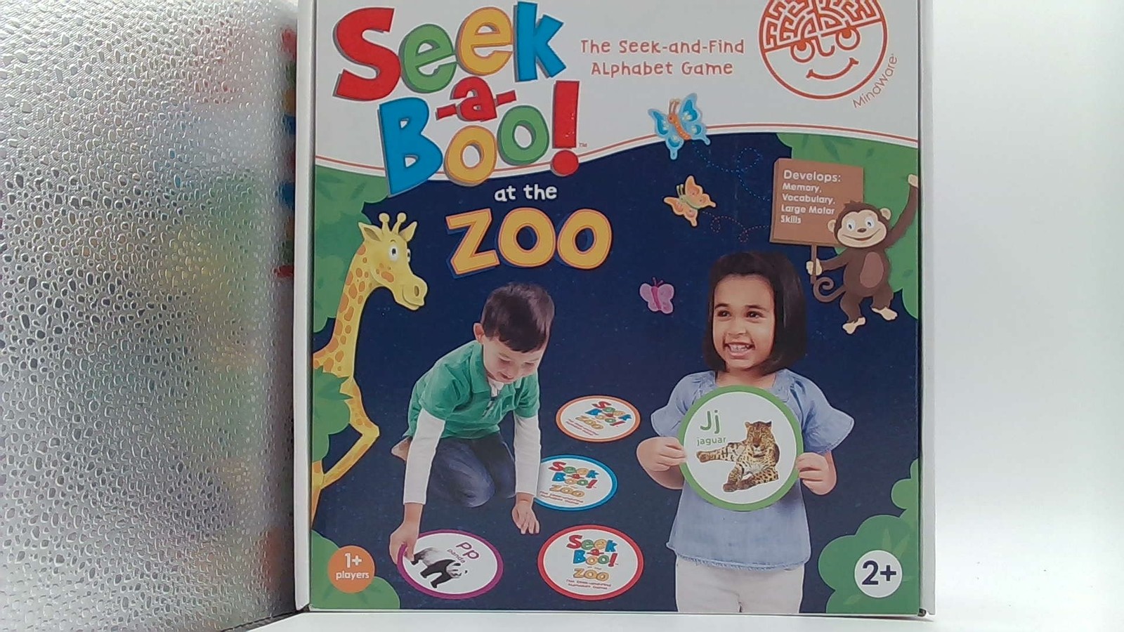 MindWare Seek-a-Boo! At The Zoo 12 Inches X 10 X 2 Inches, Multicolor