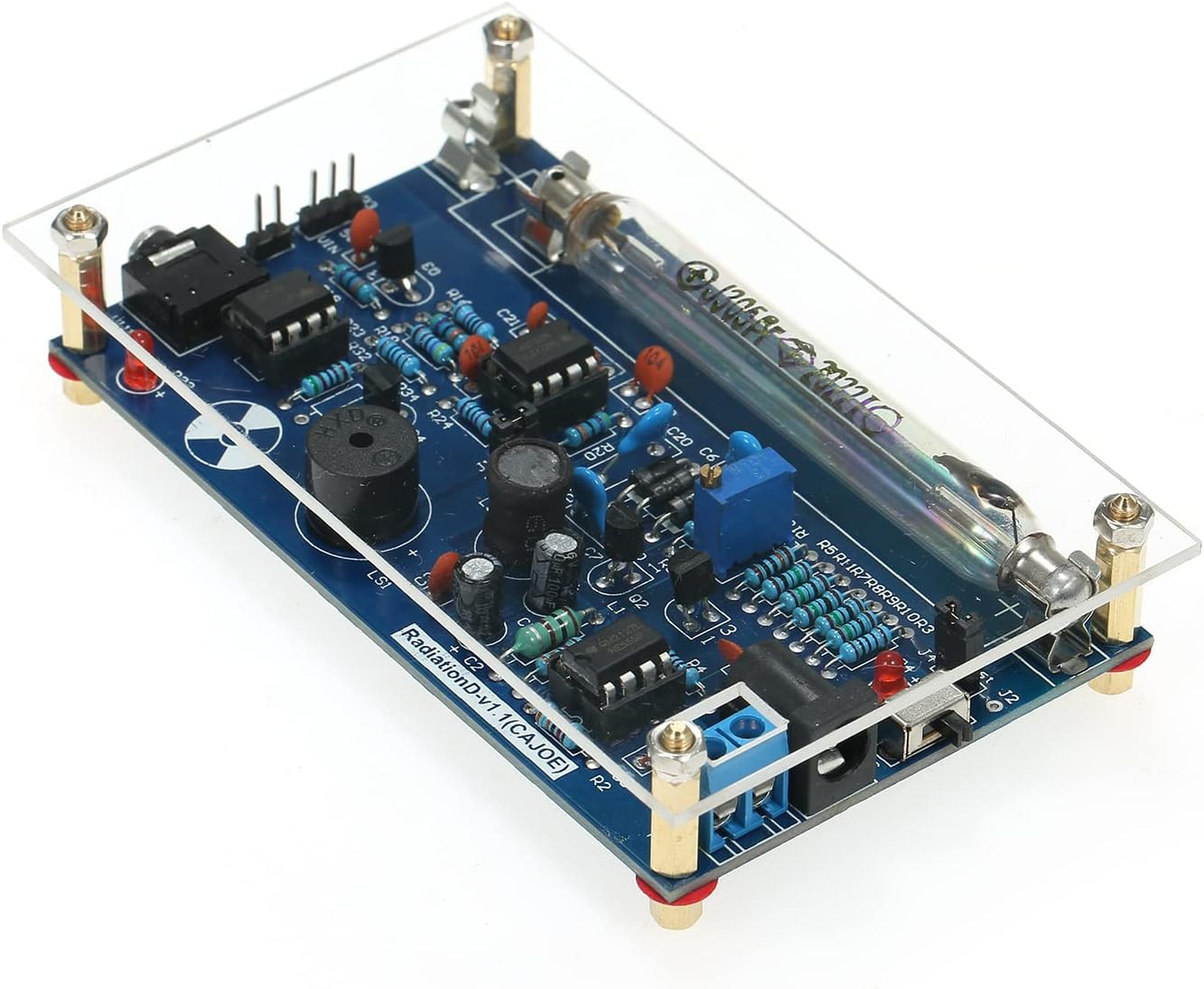 Portable Assembled DIY Geiger Counter Kit - Radiation Detector System