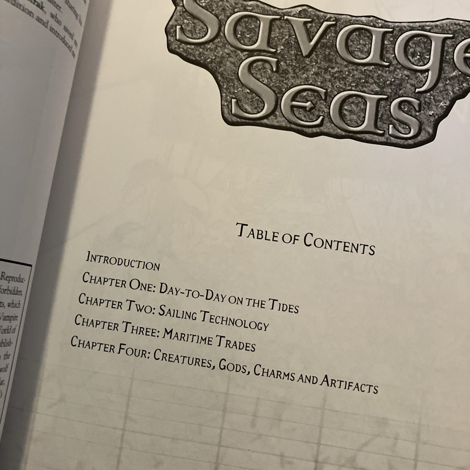White Wolf Savage Seas Exalted Roleplaying Setting Resource WW8822 RPG Gaming