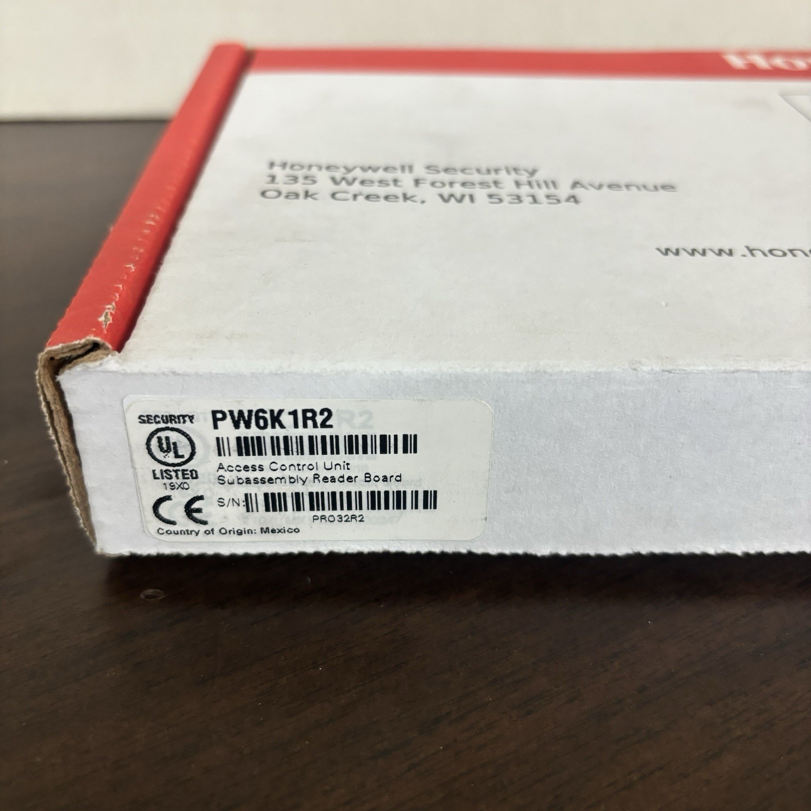 NEW Honeywell PW6K1R2 Access Control Unit Subassembly Reader Board