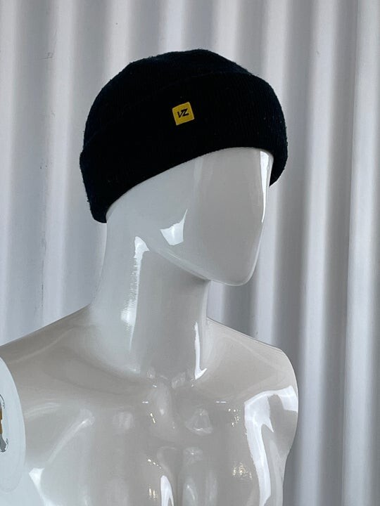 VON ZIPPER OPTICS BLACK BEANIE WINTER SKI SNOWBOARD WATCHMAN CAP KNIT HAT, NEW!