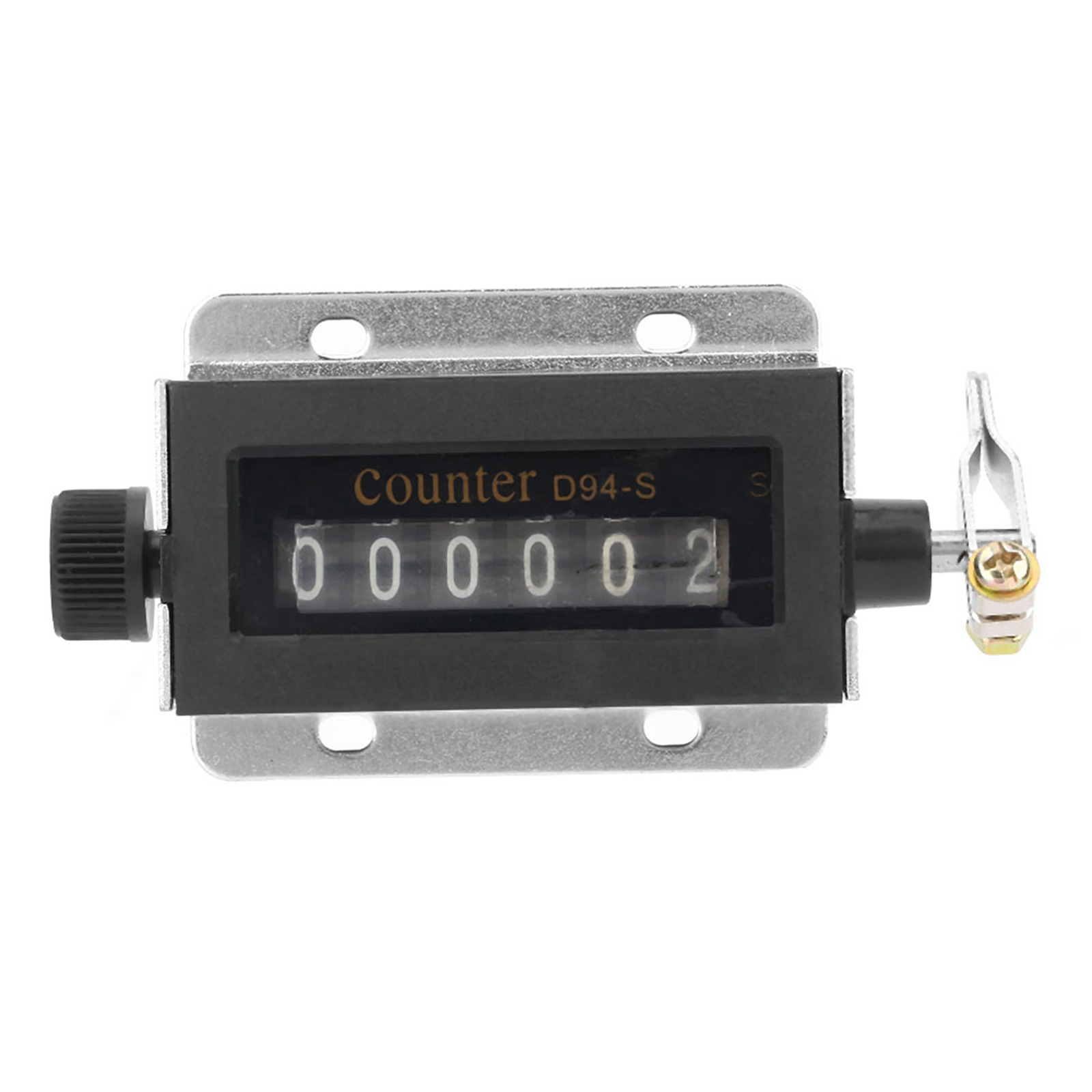Professional D94-S 6 Digits Resettable Mechanical Pulling Counter 0-999999
