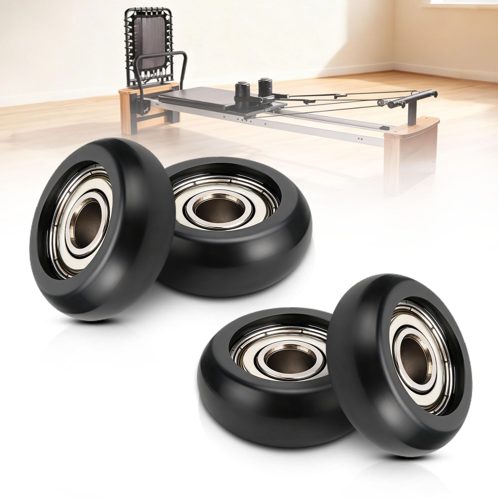 Roller Wheels for Aero Pilates Reformer, Replacement Roller Wheels for Pilate...