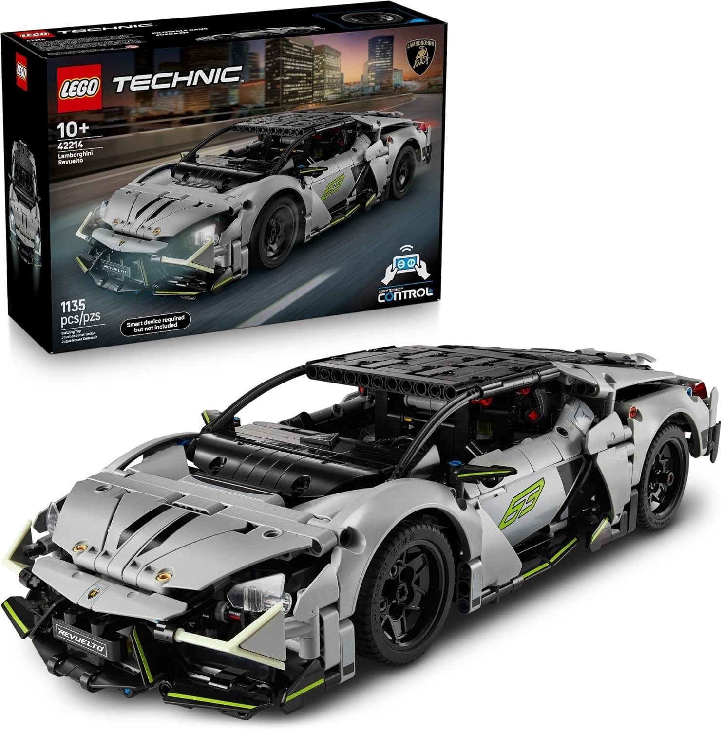 LEGO 6526835 Technic Lamborghini Revuelto Super Sports Car Building Toy 42214
