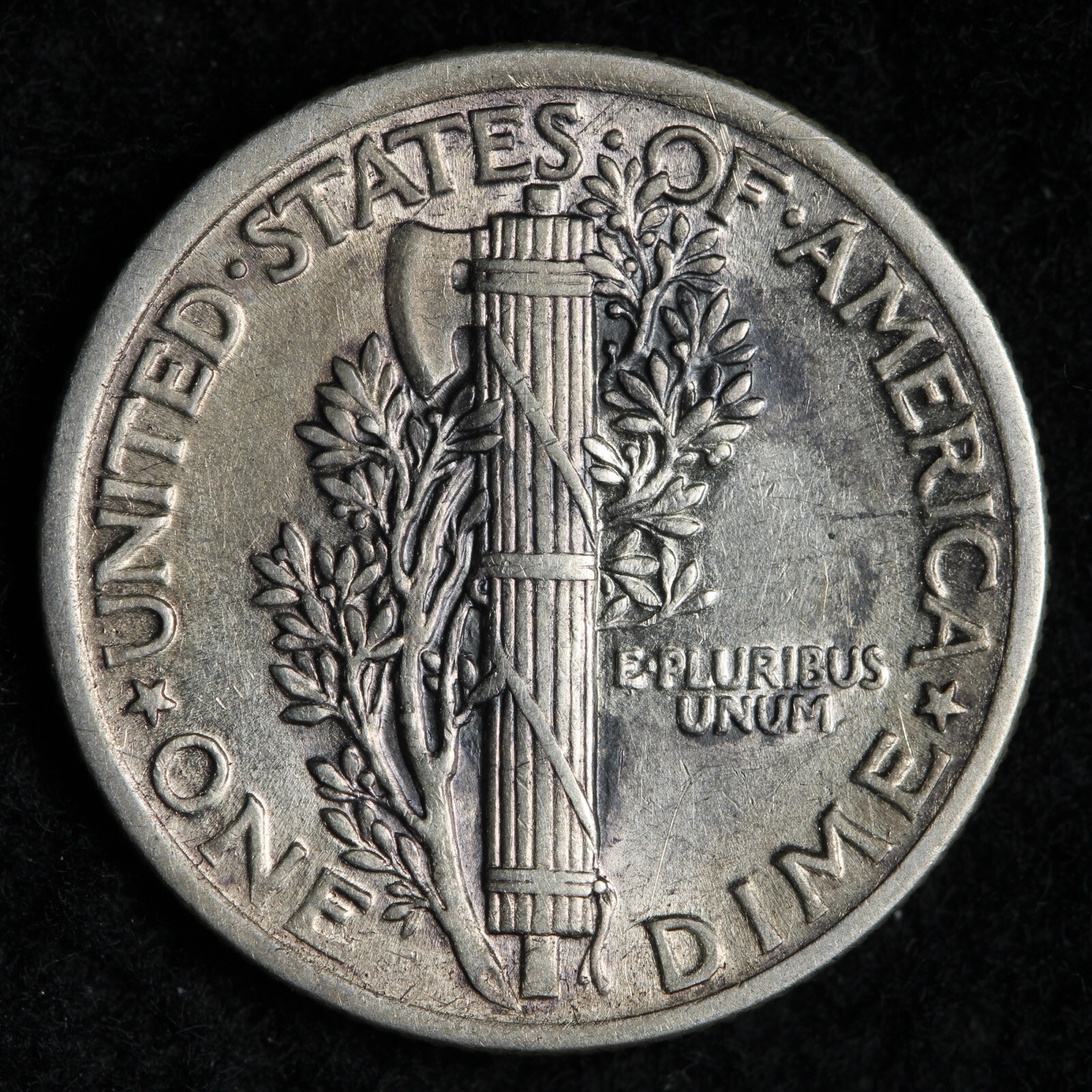 1920 Mercury Silver Dime AU E291 XGNM