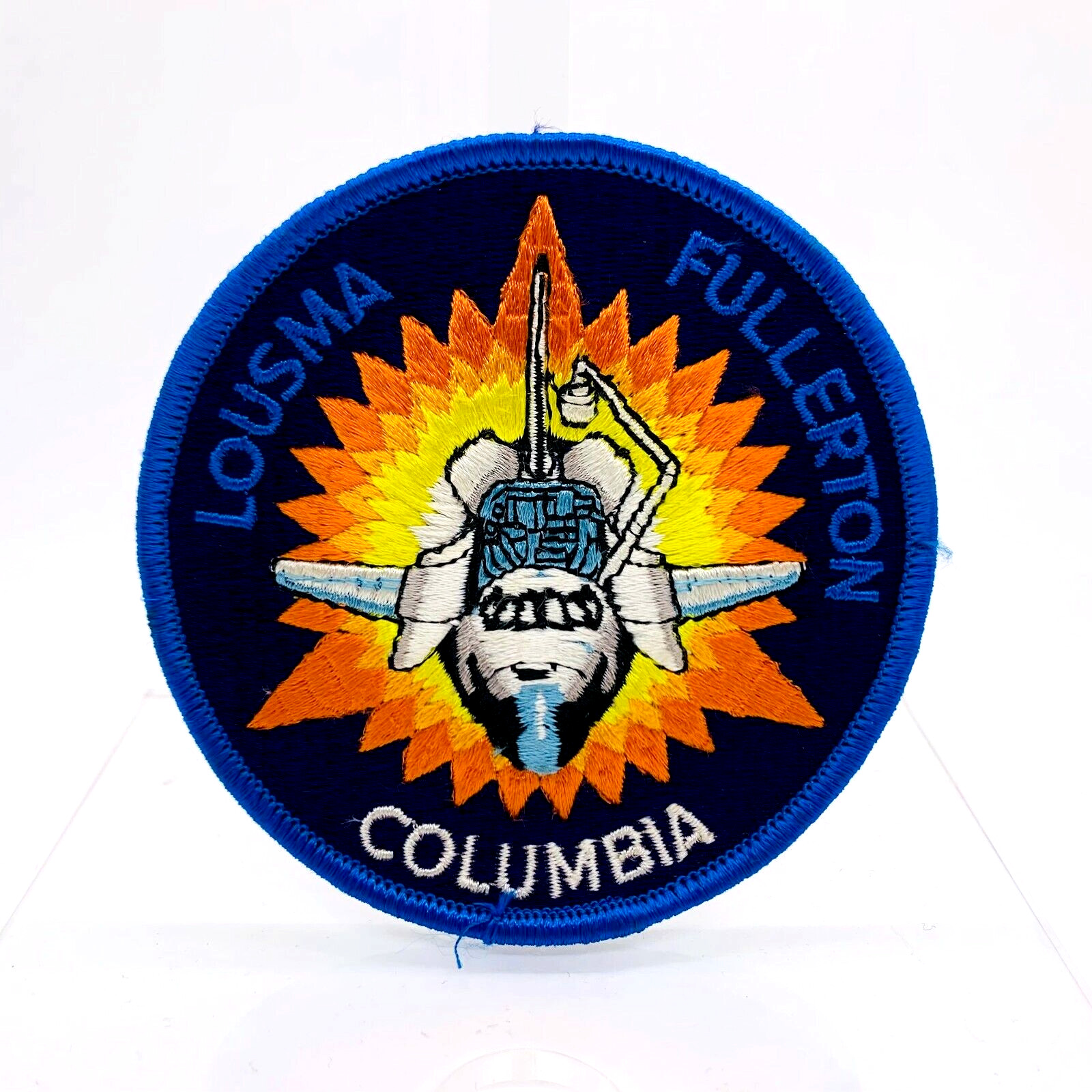 Lousma Fullerton Columbia Patch Embroidered 3" NASA STS-3 1982 New Never Applied