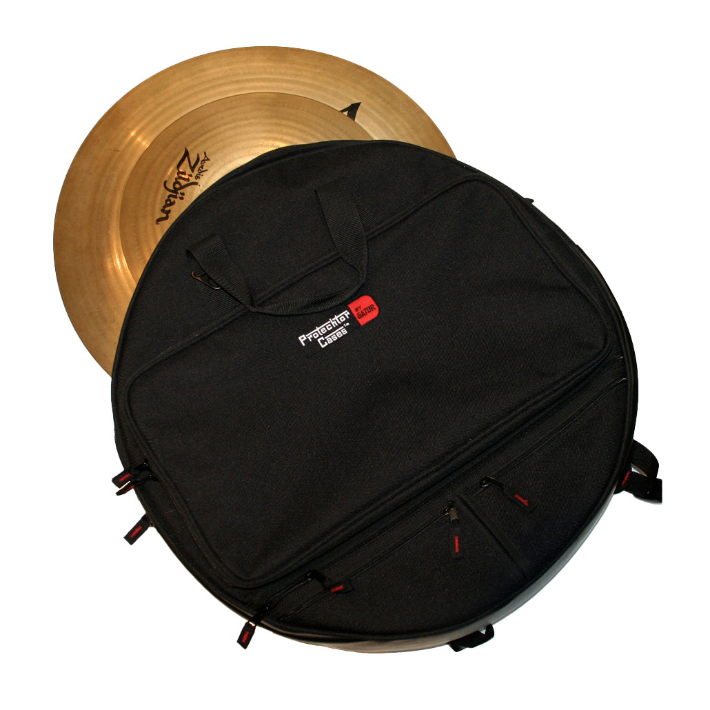Gator Cases Protechtor Series Cymbal Backpack; Holds Cymbals Up to 24" Diameter