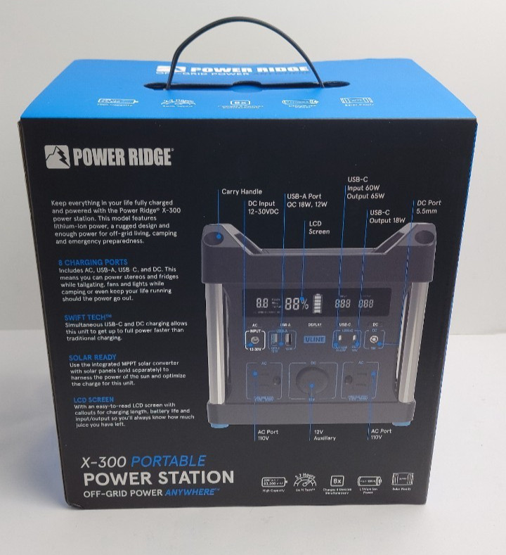 POWER RIDGE X-300 Power Station: Portable