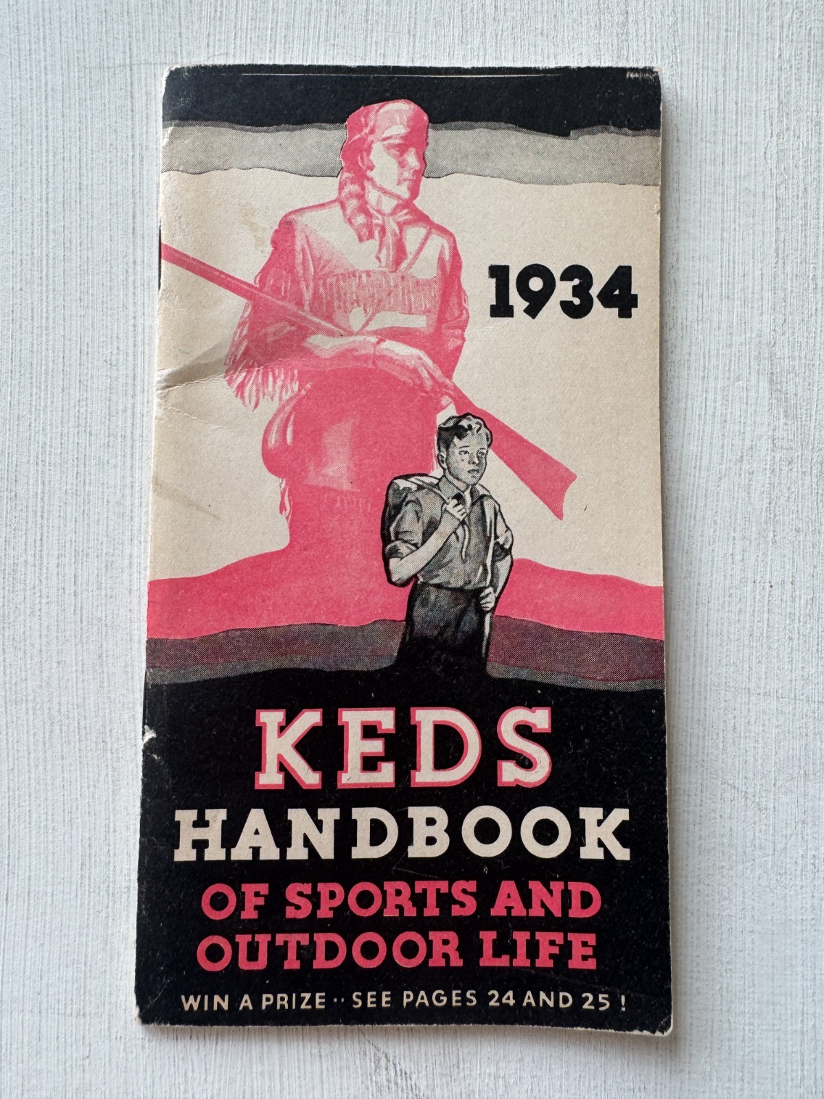 1934 Keds Shoes and Handbook of Sports and Outdoor Life Booklet