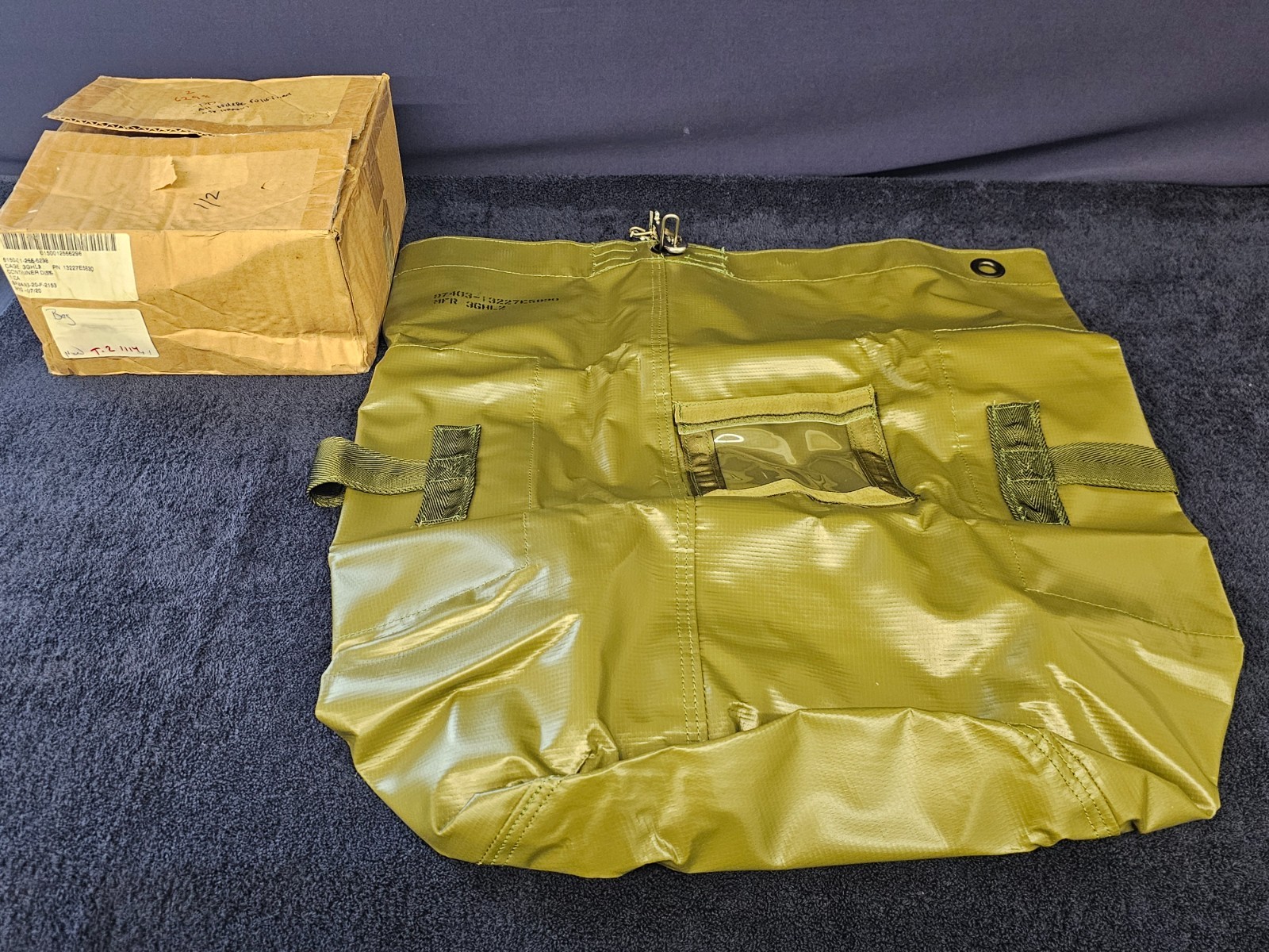 Military Surplus Green Laundry Clothing Duffel Bag Dry Sack Waterproof Storage
