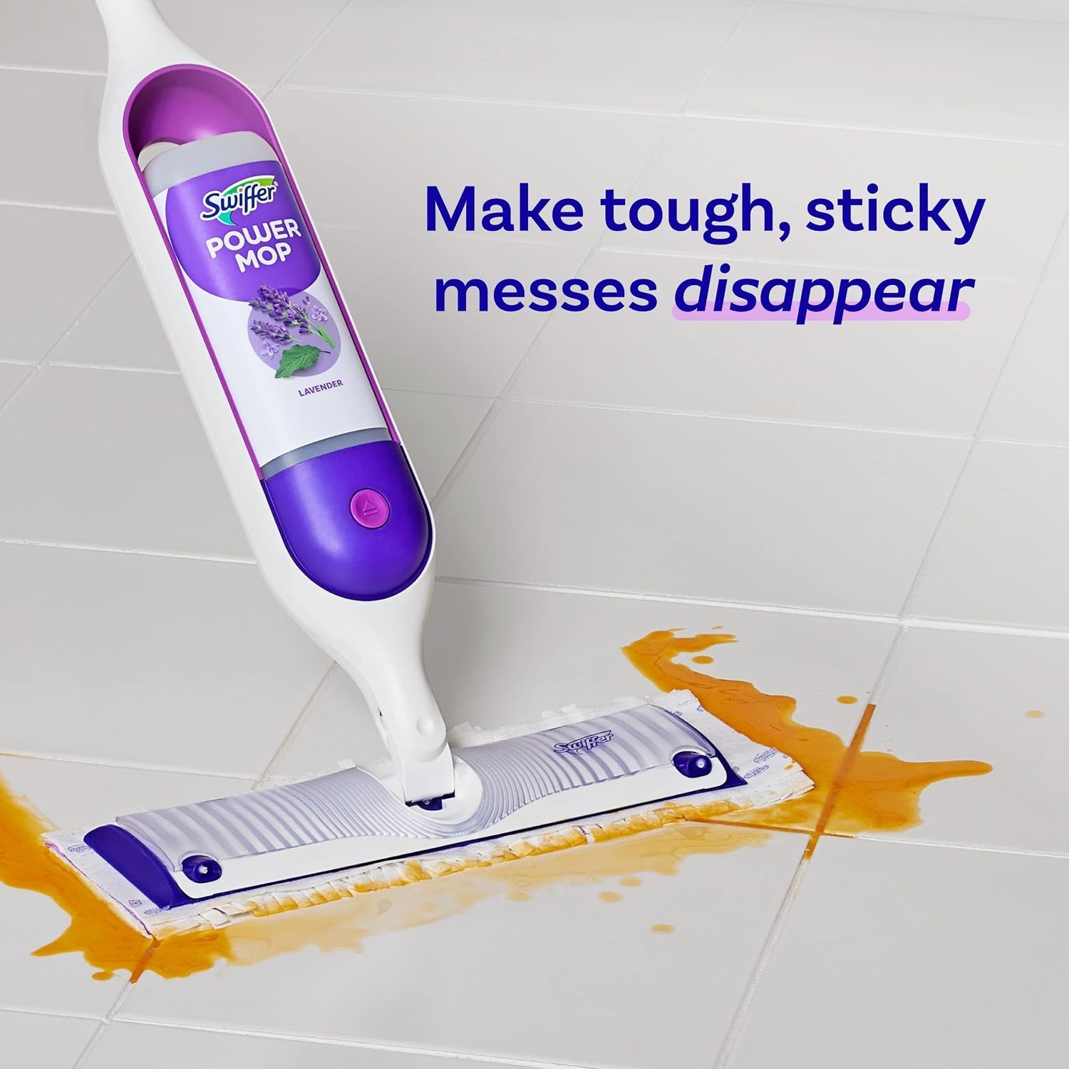 Power Mop Refill Solution, Floor Cleaner For Mopping Tile, Vinyl, Laminate, Wood